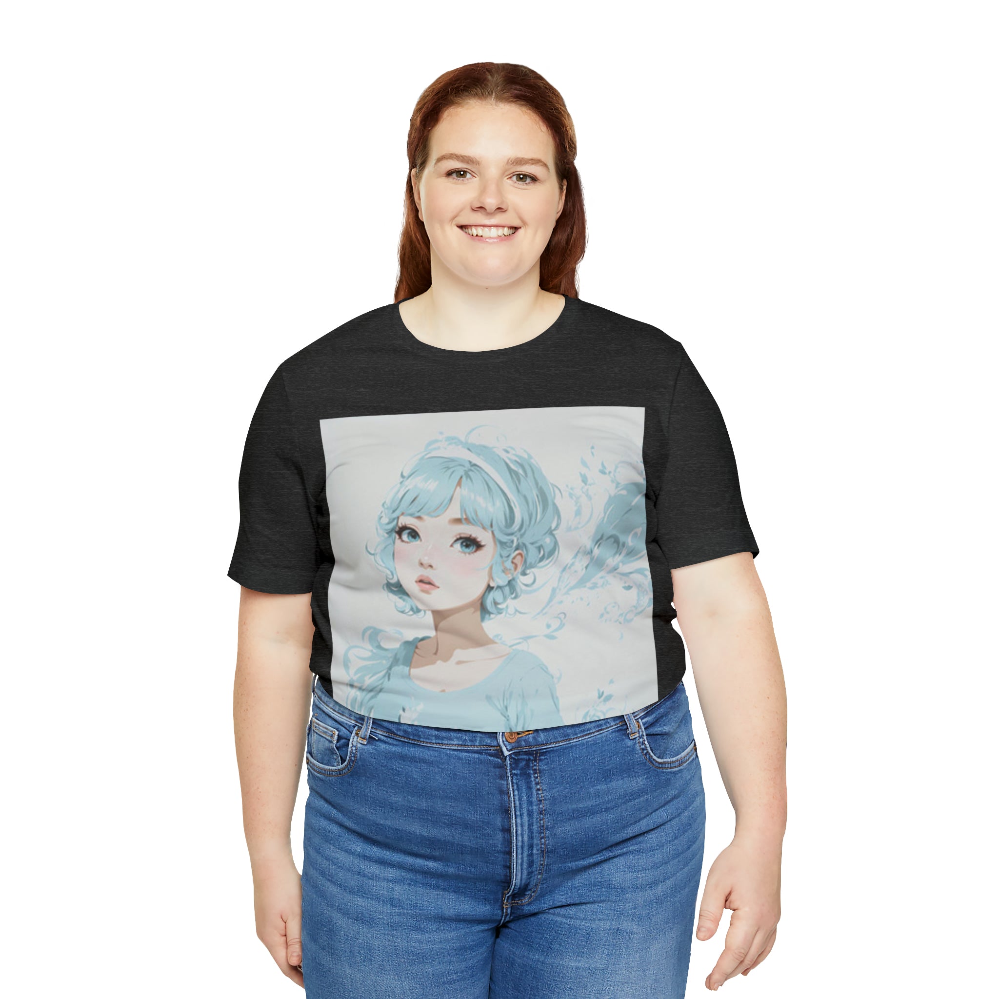 pastel girl gazing into the distance Jersey Short Sleeve Tee