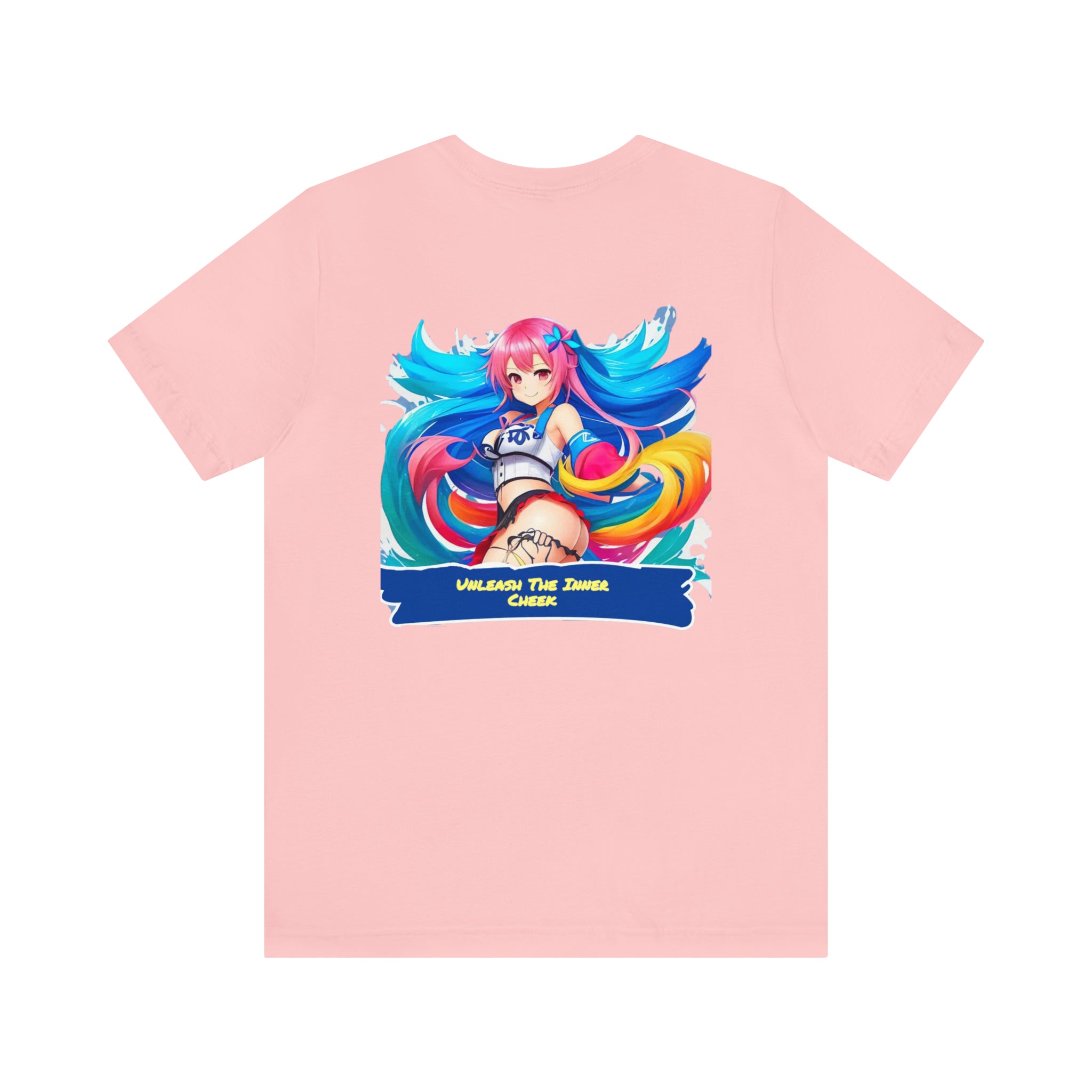 Cheeky Prints Logo tee2: A Seductive Waifu for You to wear