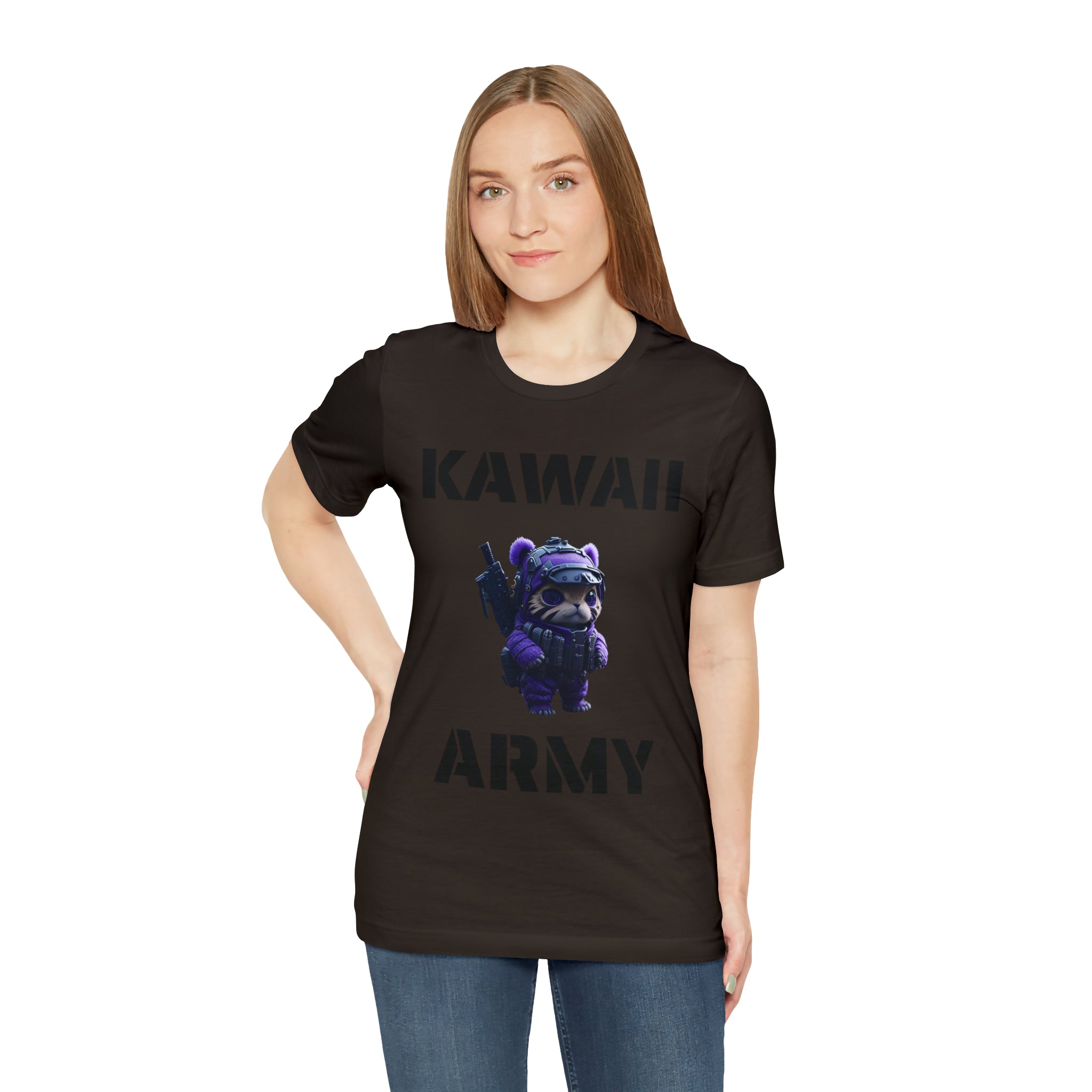 Kawaii Army "Cute but Deadly" T-Shirt | blue scout sniper