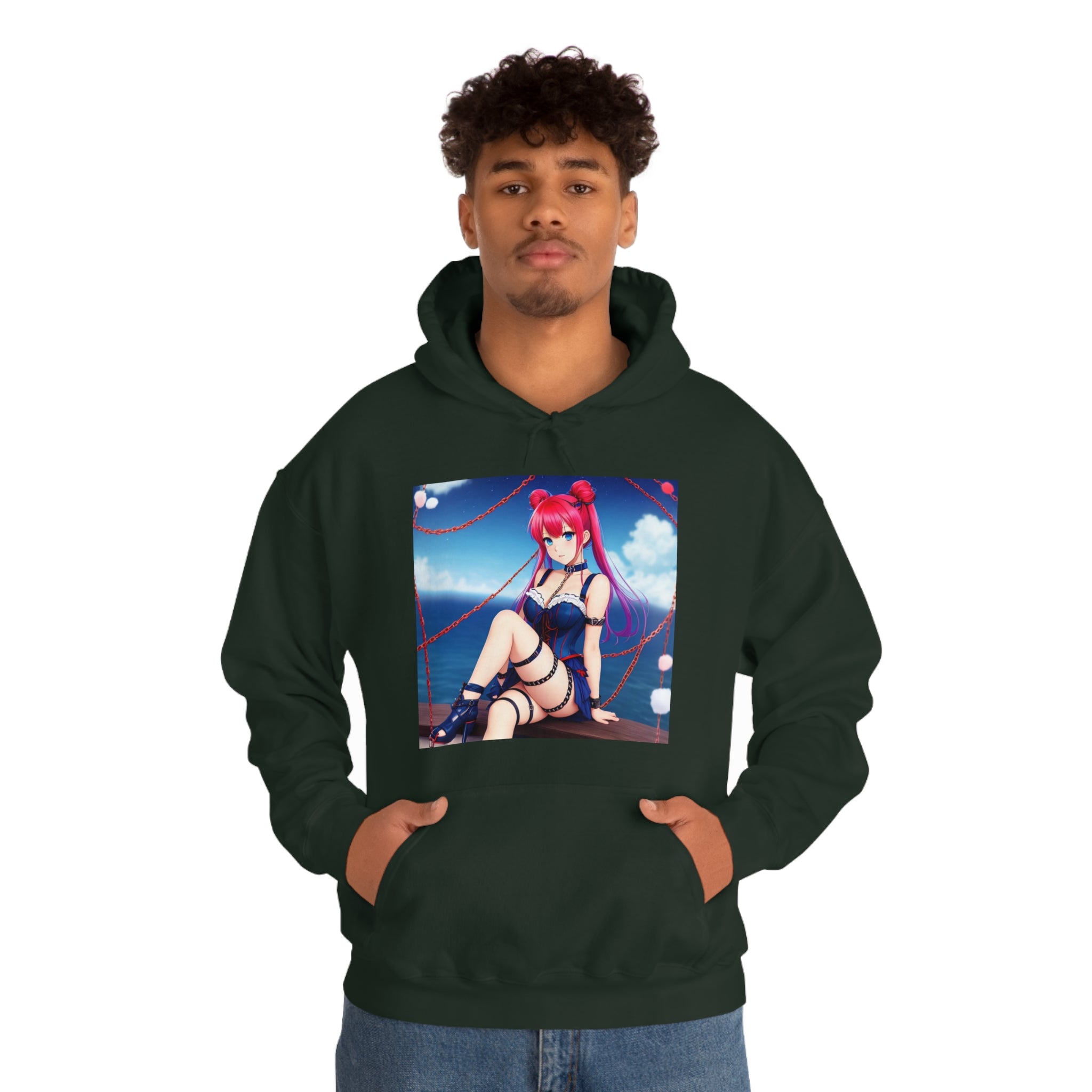 Sea Breeze waifu Unisex Hooded Sweatshirt