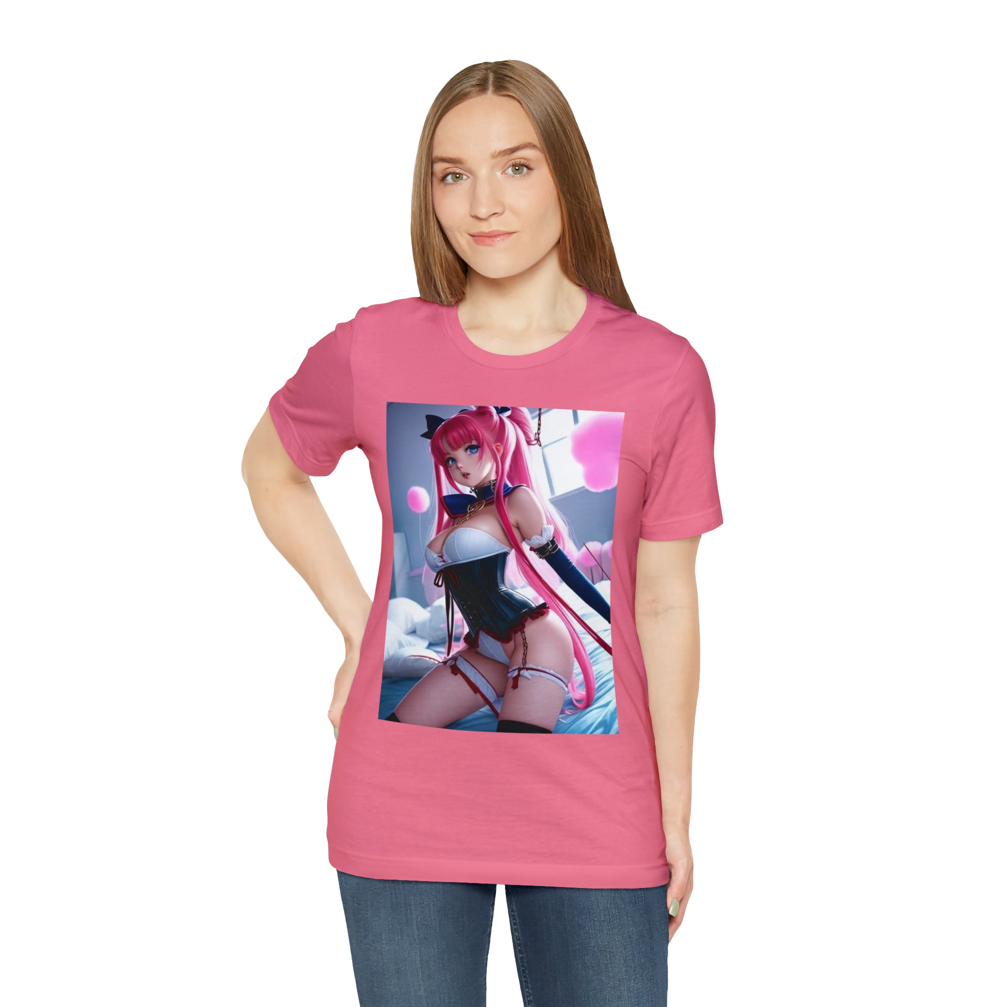 sexy waifu Unisex Jersey Short Sleeve Tee