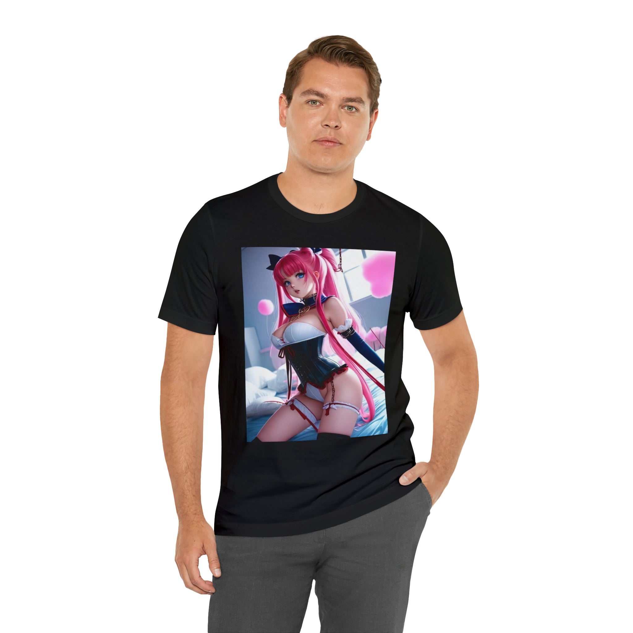 sexy waifu Unisex Jersey Short Sleeve Tee