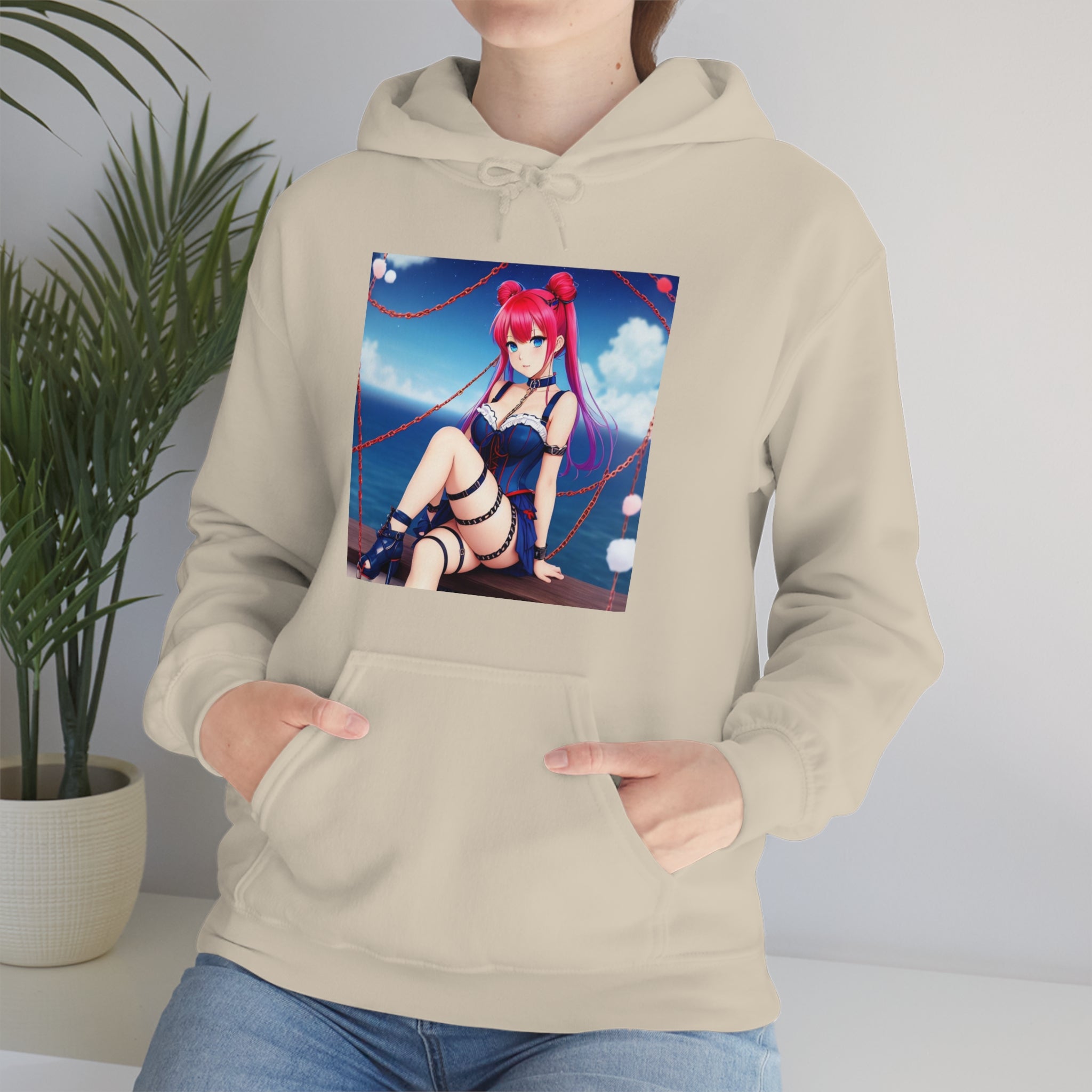 Sea Breeze waifu Unisex Hooded Sweatshirt