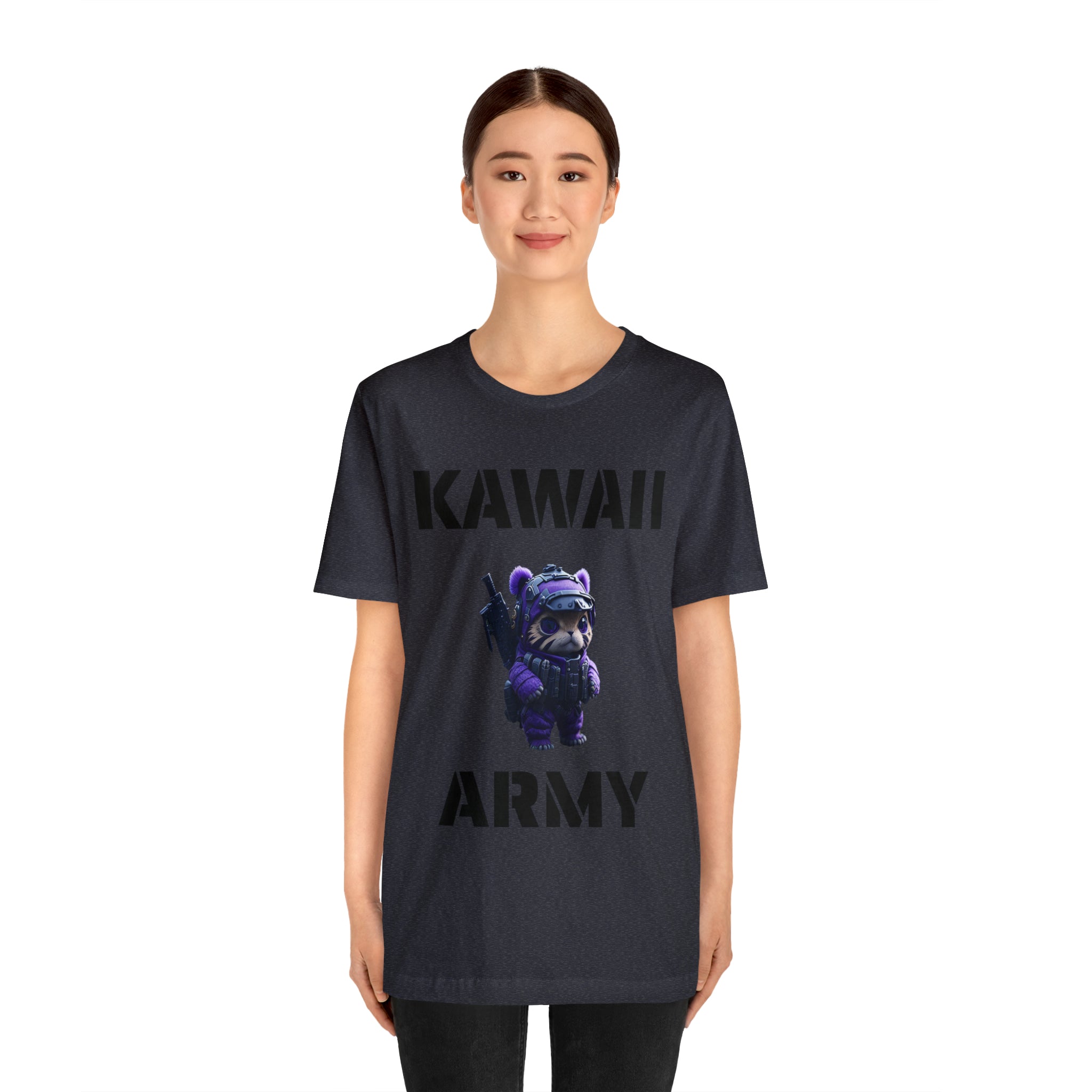 Kawaii Army "Cute but Deadly" T-Shirt | blue scout sniper