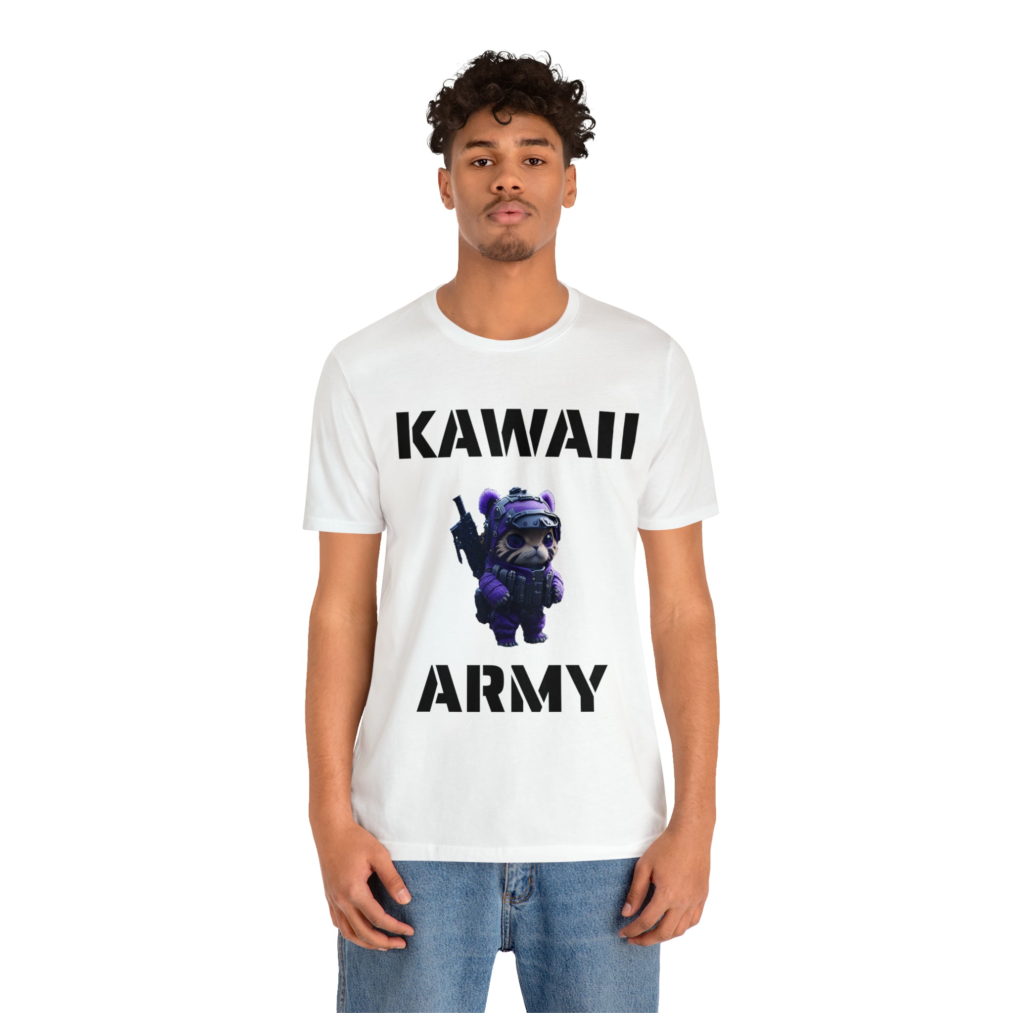 Kawaii Army "Cute but Deadly" T-Shirt | blue scout sniper