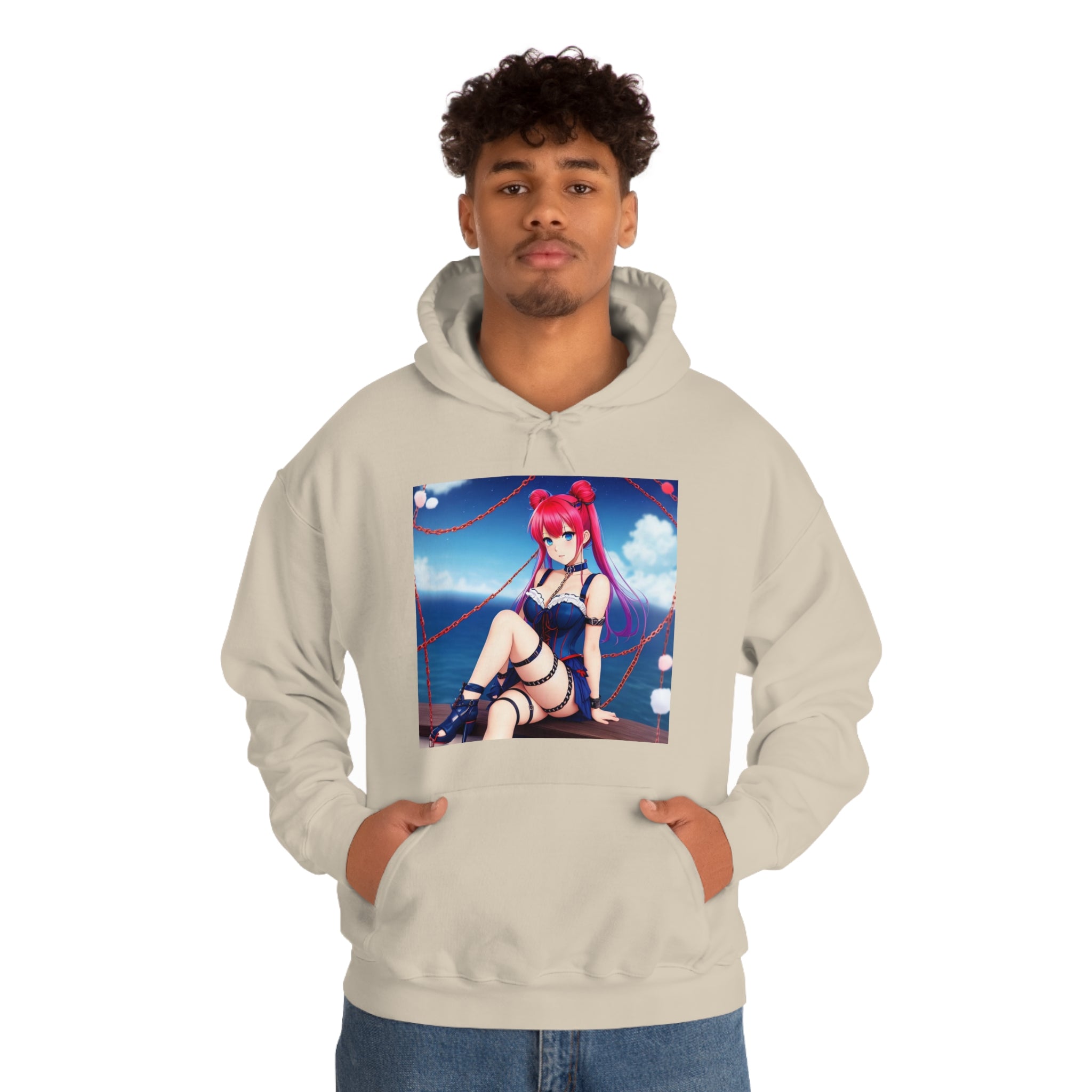 Sea Breeze waifu Unisex Hooded Sweatshirt