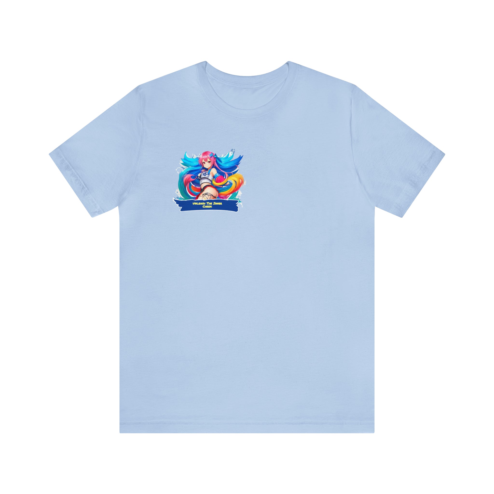 Cheeky Prints Logo tee2: A Seductive Waifu for You to wear