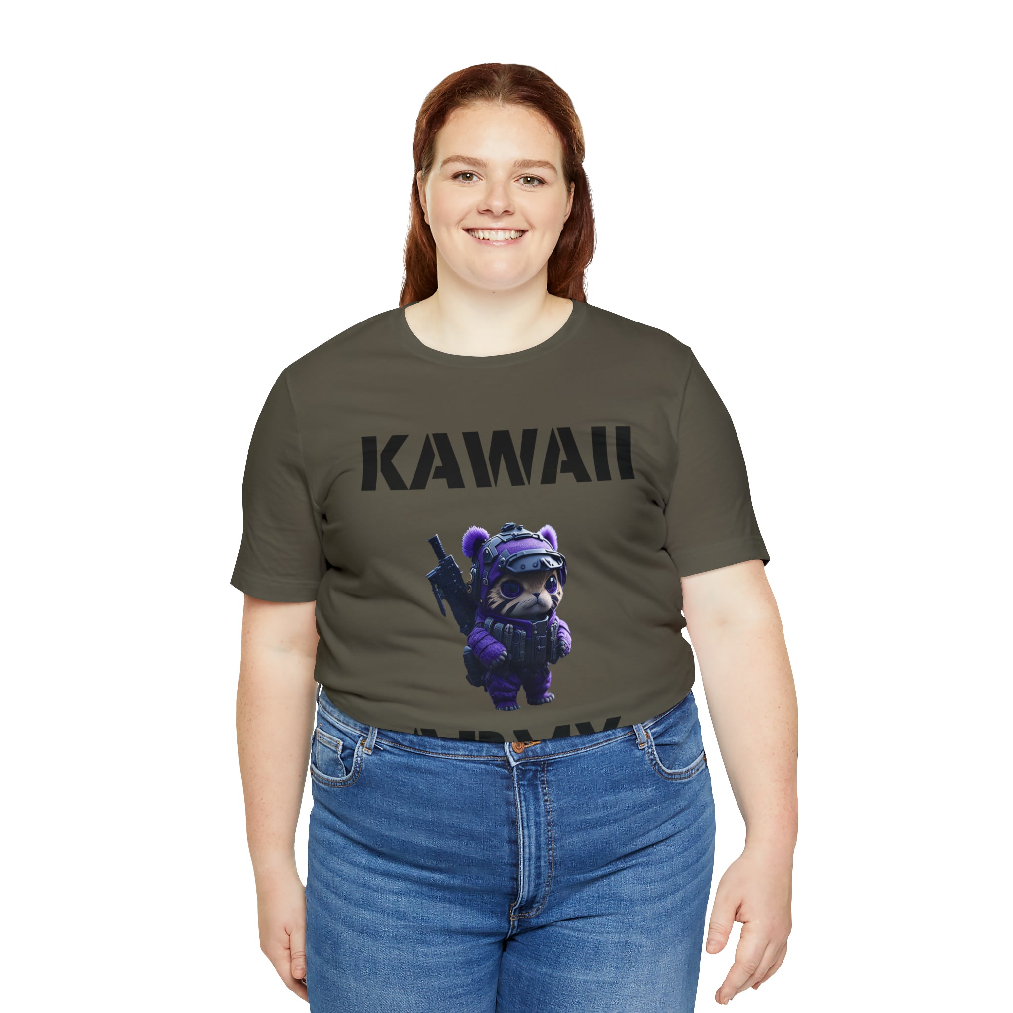 Kawaii Army "Cute but Deadly" T-Shirt | blue scout sniper