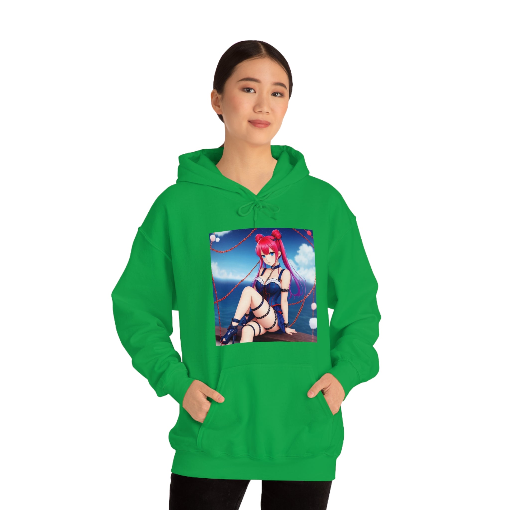 Sea Breeze waifu Unisex Hooded Sweatshirt