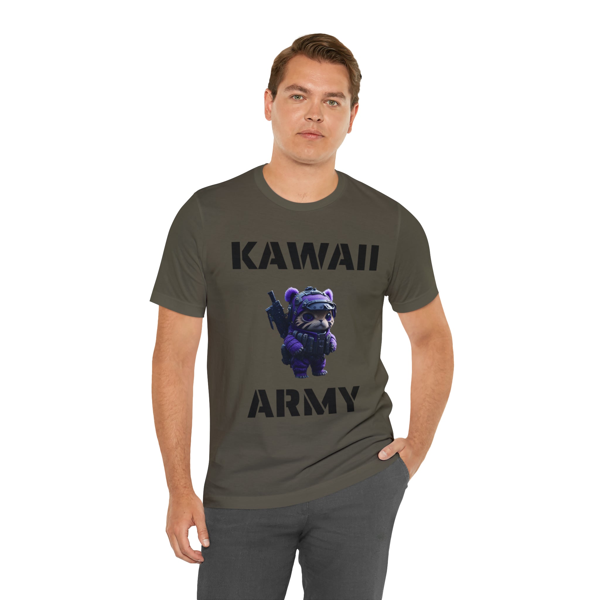 Kawaii Army "Cute but Deadly" T-Shirt | blue scout sniper