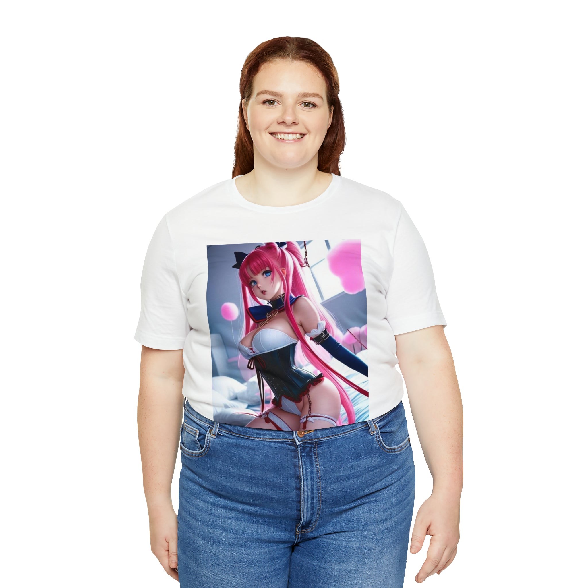 sexy waifu Unisex Jersey Short Sleeve Tee