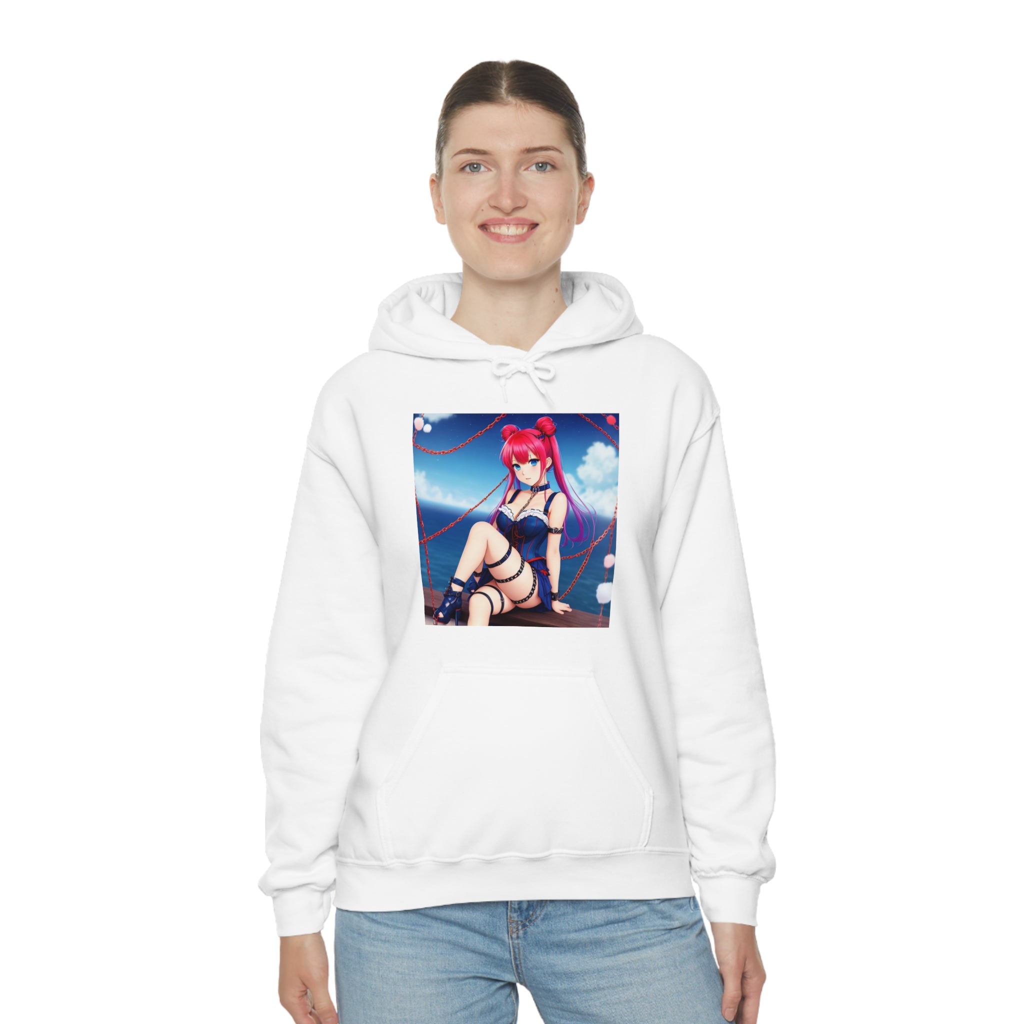 Sea Breeze waifu Unisex Hooded Sweatshirt