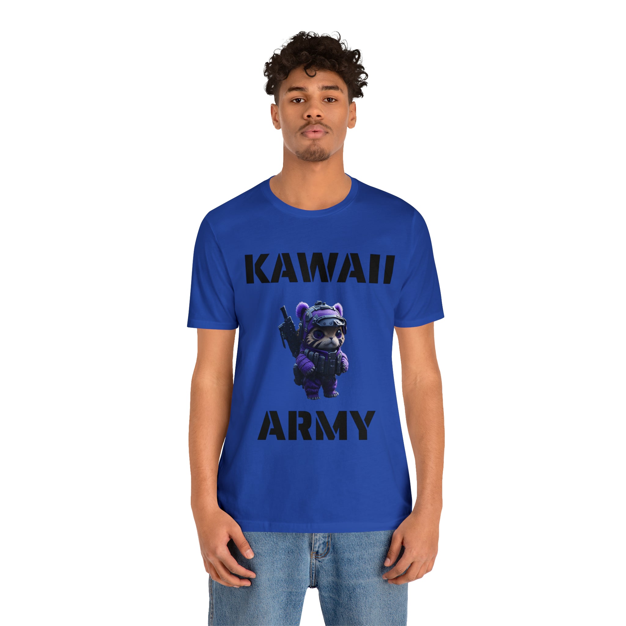 Kawaii Army "Cute but Deadly" T-Shirt | blue scout sniper