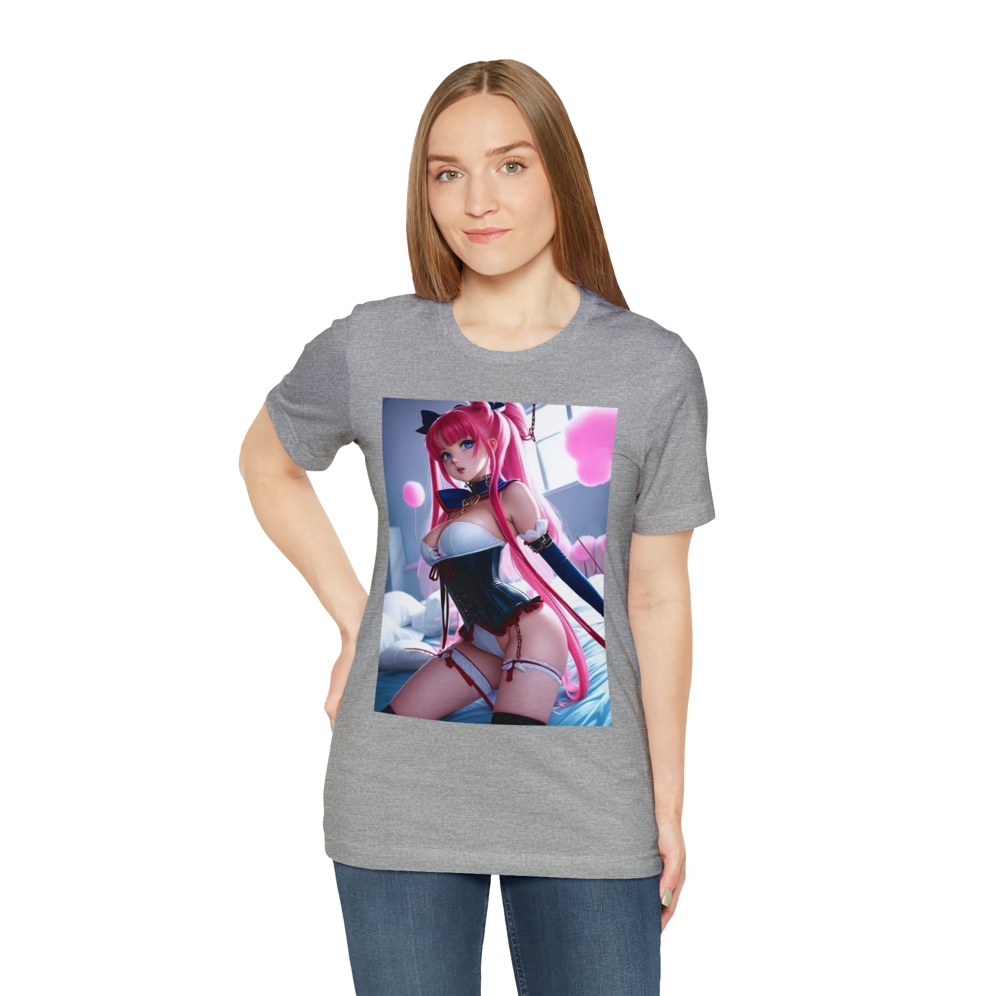 sexy waifu Unisex Jersey Short Sleeve Tee