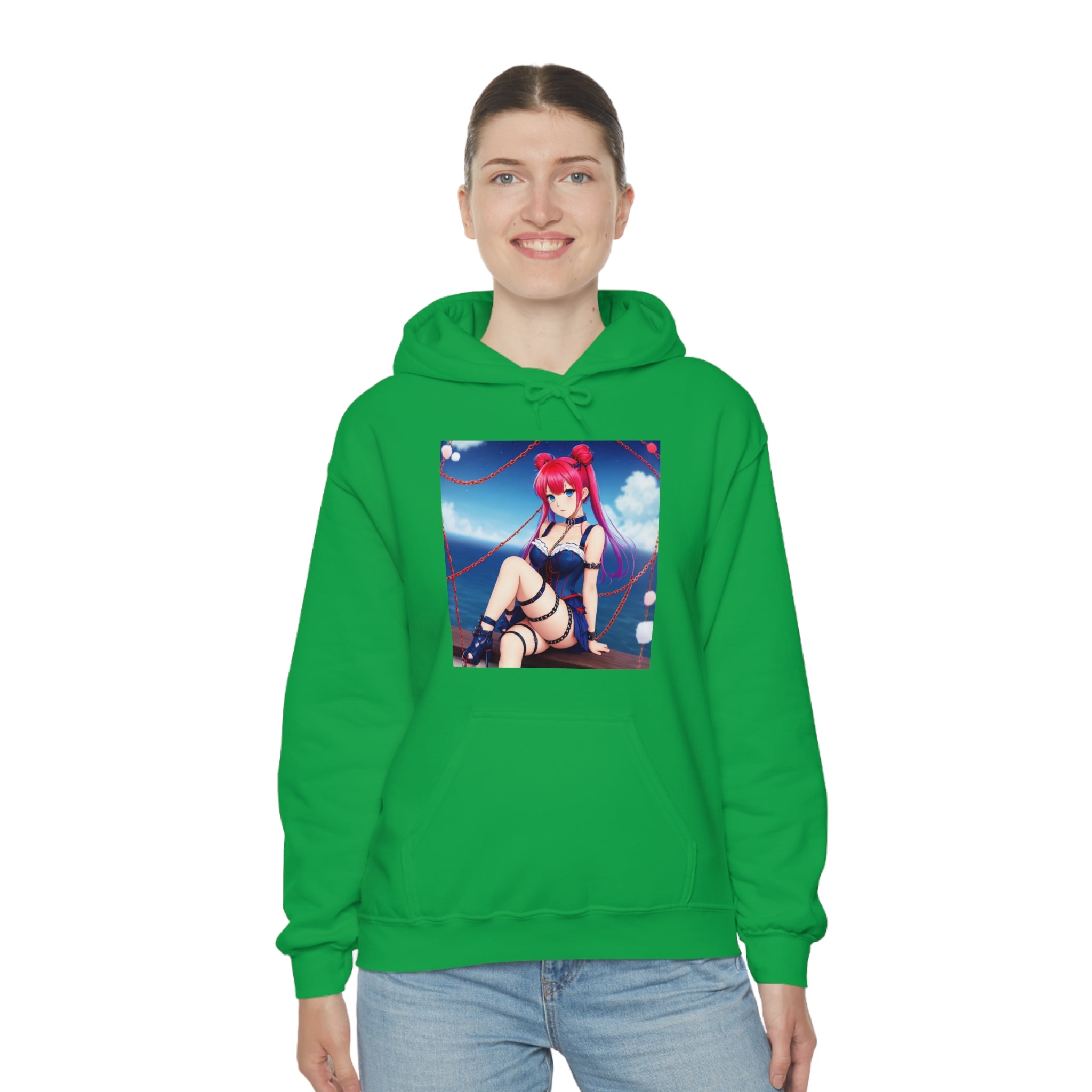 Sea Breeze waifu Unisex Hooded Sweatshirt