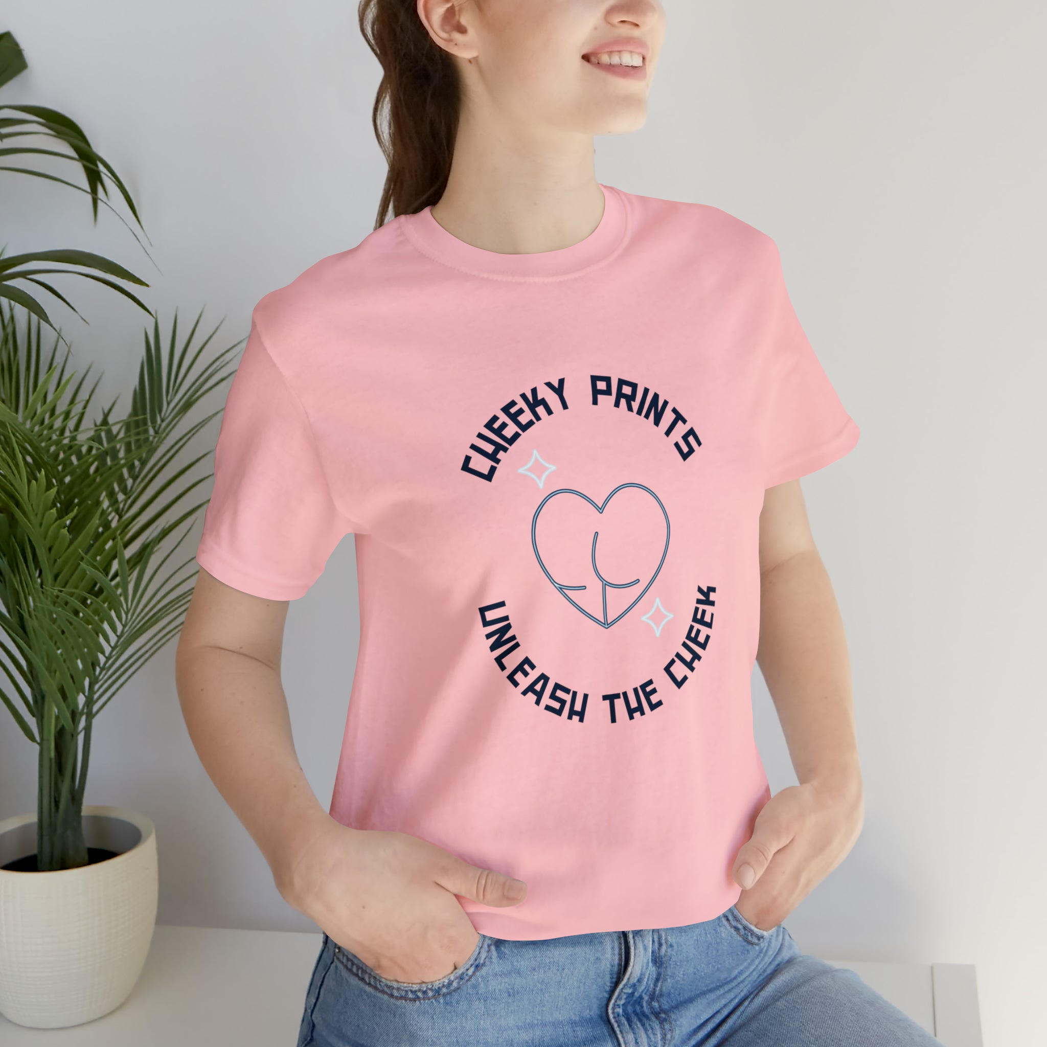 Cheeky Prints - Release the Cheek T-Shirt bum print