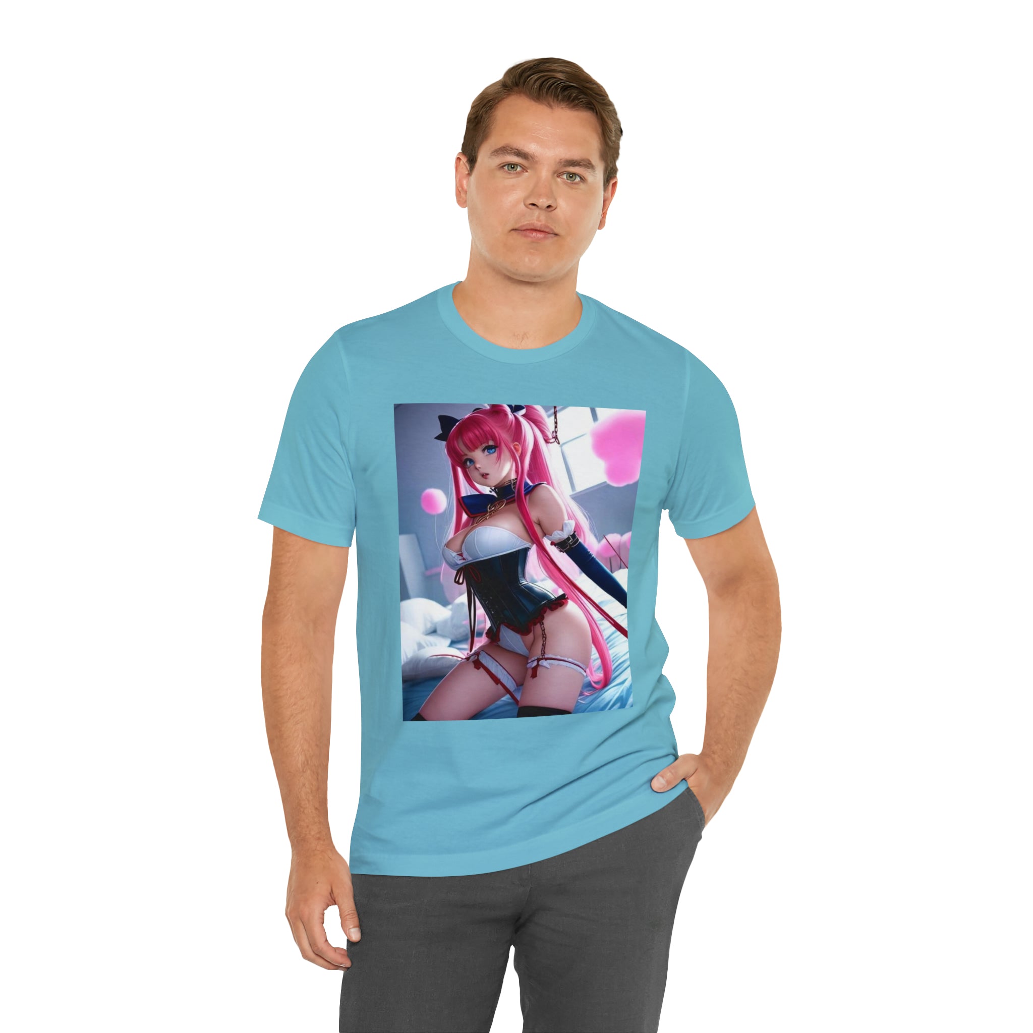 sexy waifu Unisex Jersey Short Sleeve Tee