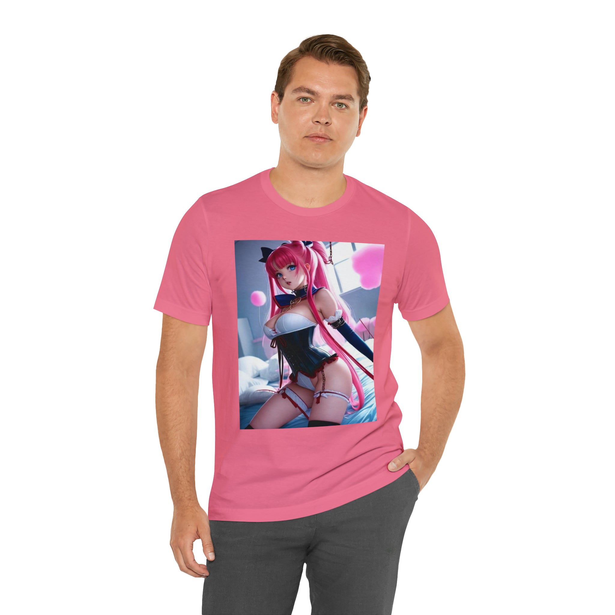 sexy waifu Unisex Jersey Short Sleeve Tee