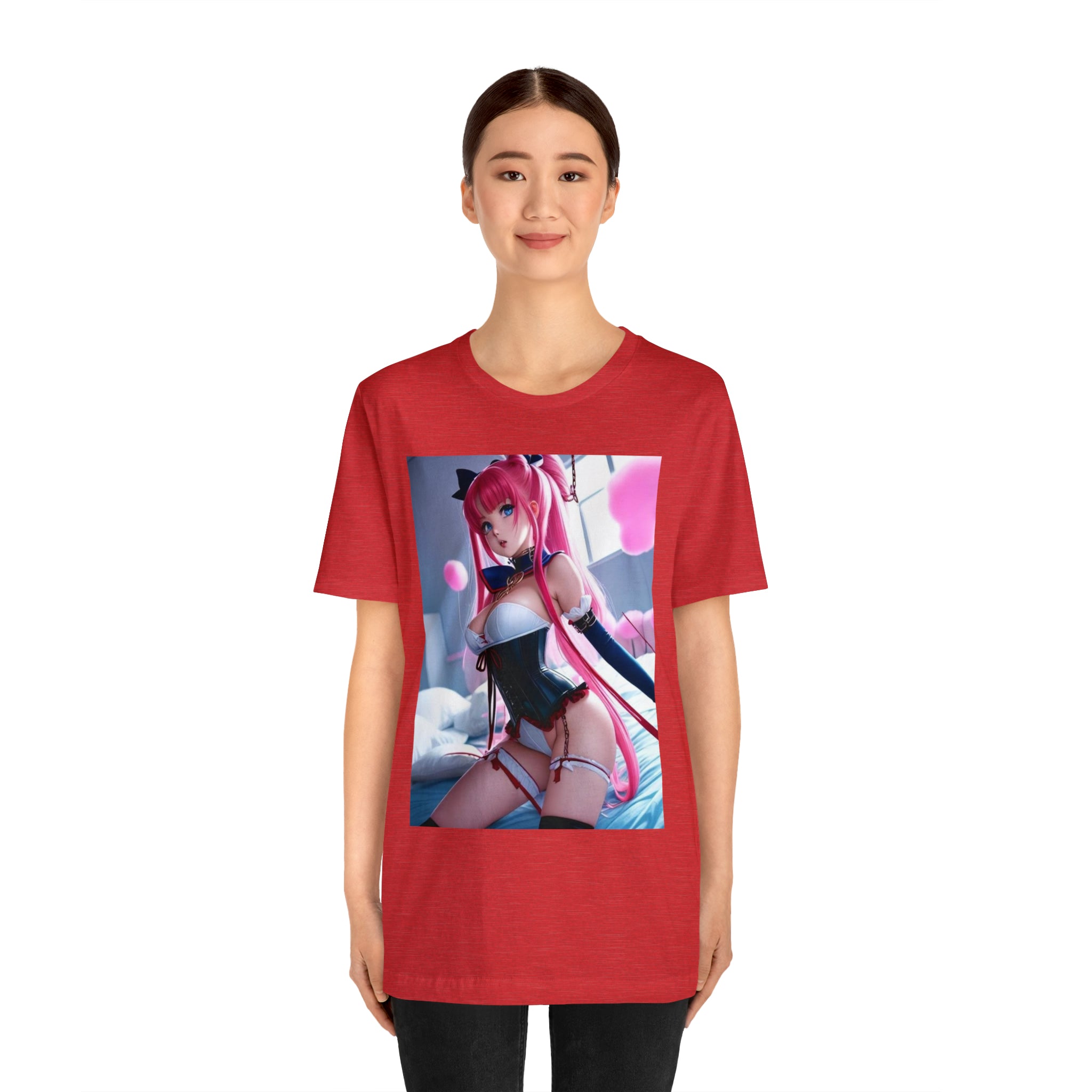 sexy waifu Unisex Jersey Short Sleeve Tee