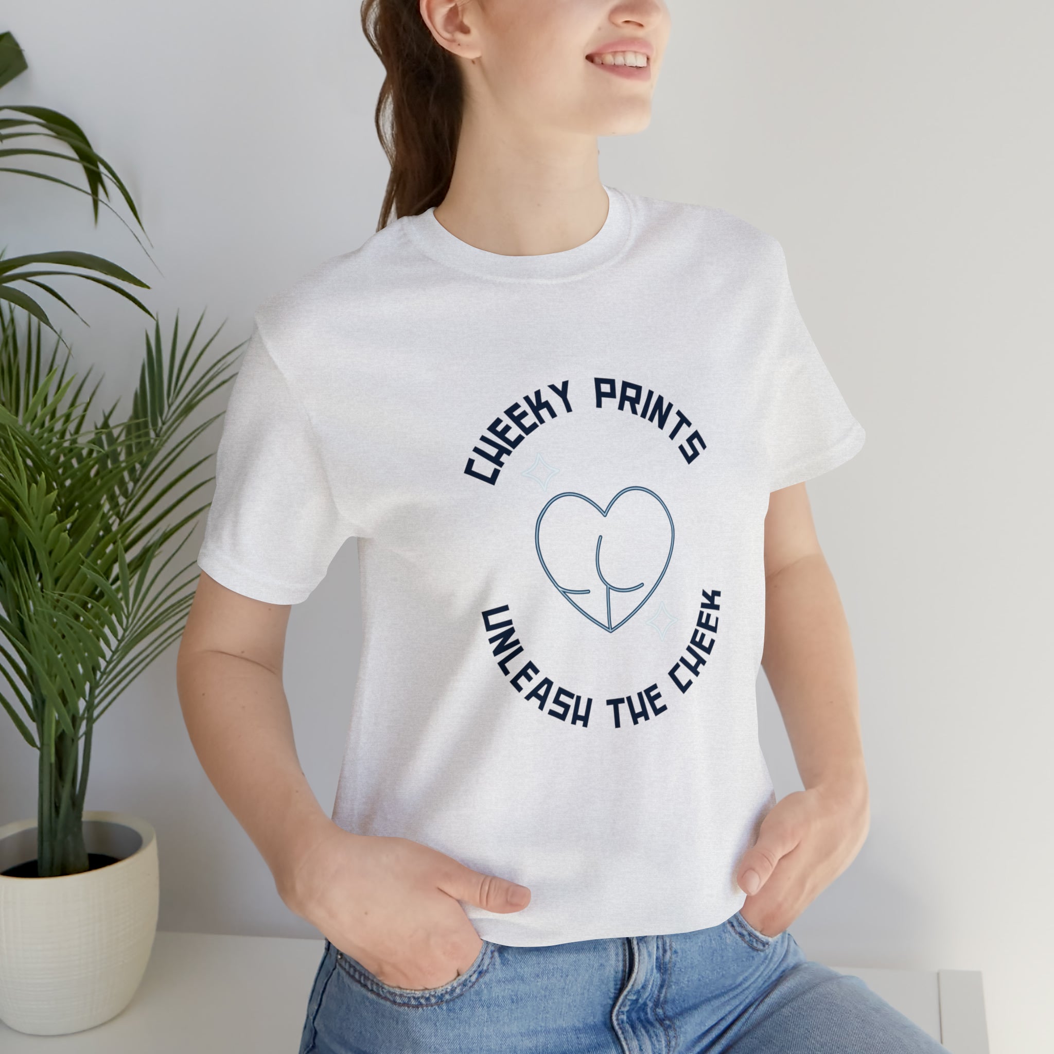 Cheeky Prints - Release the Cheek T-Shirt bum print