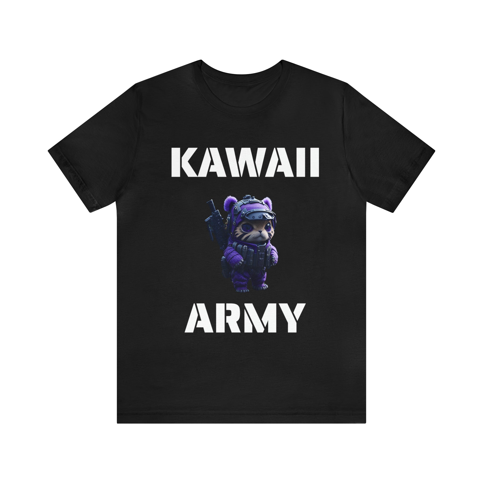 Kawaii Army "Cute but Deadly" T-Shirt | blue scout sniper