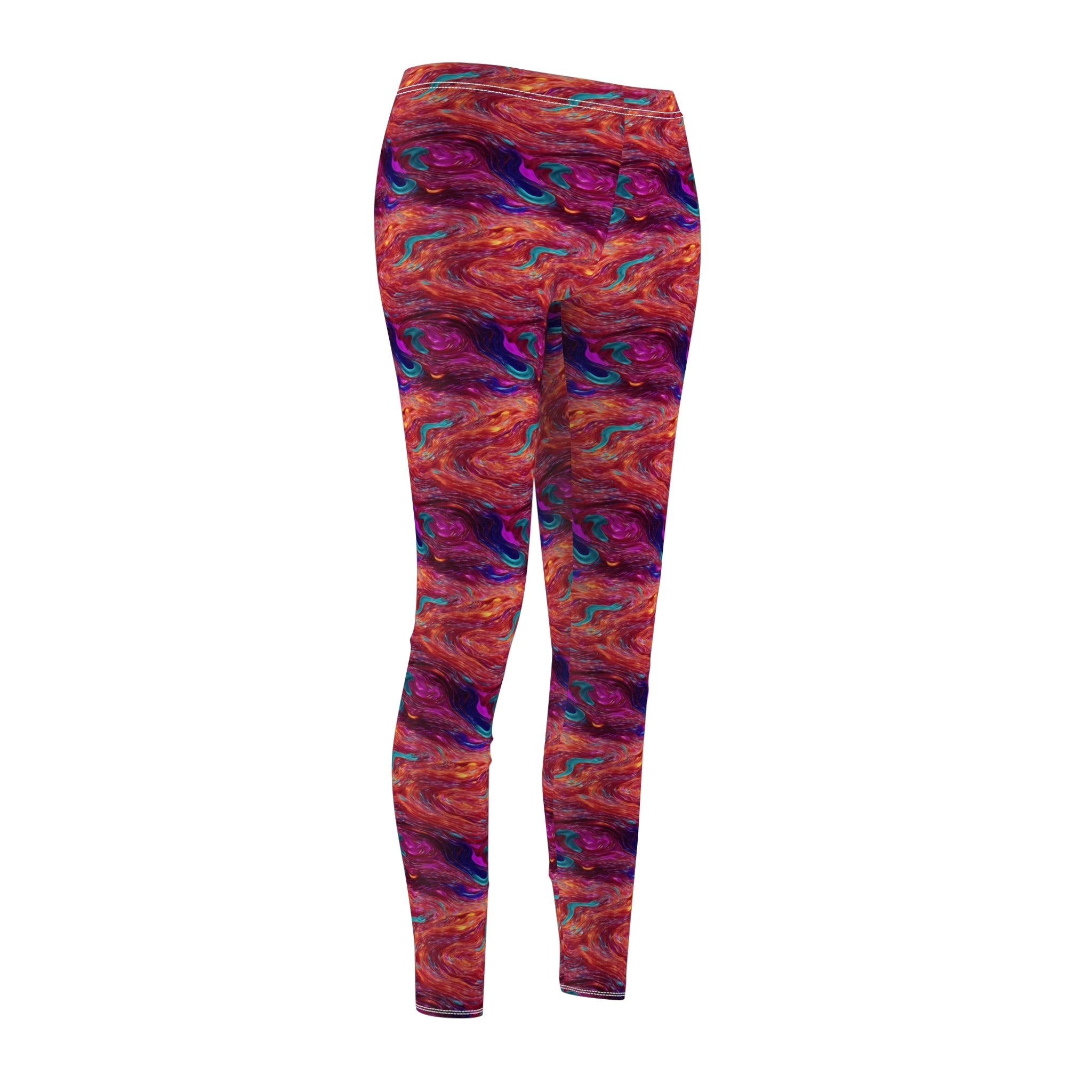 a Women's Cut & Sew Casual Leggings (AOP) - Cheeky-Prints