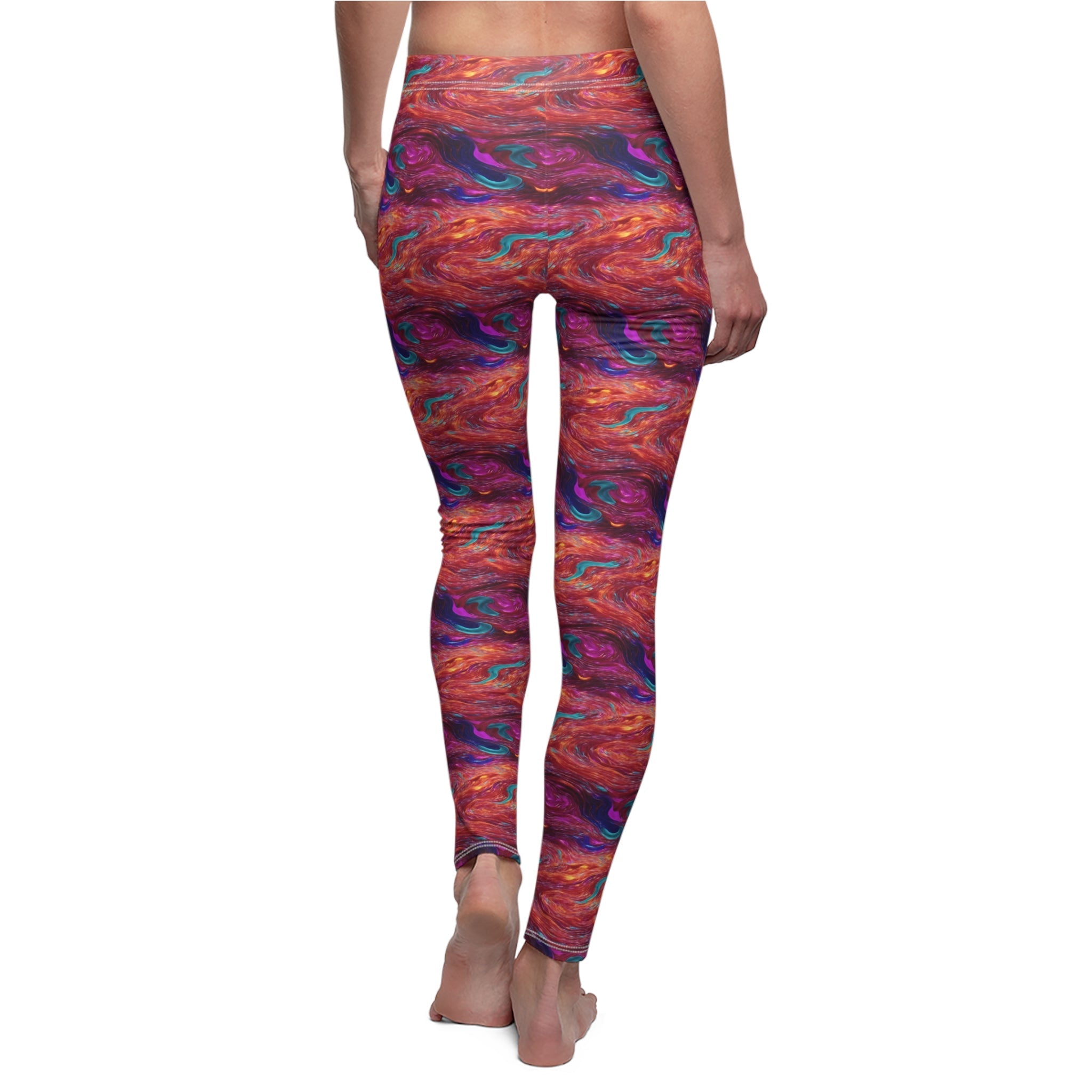 a Women's Cut & Sew Casual Leggings (AOP) - Cheeky-Prints