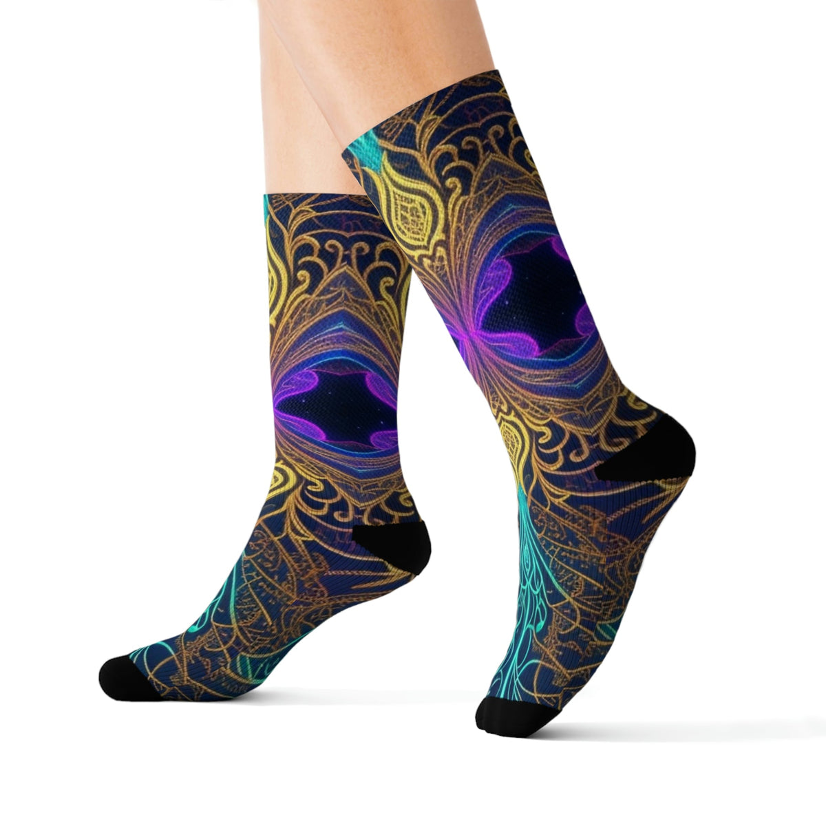 acid socks Sublimation Socks - Cheeky-Prints