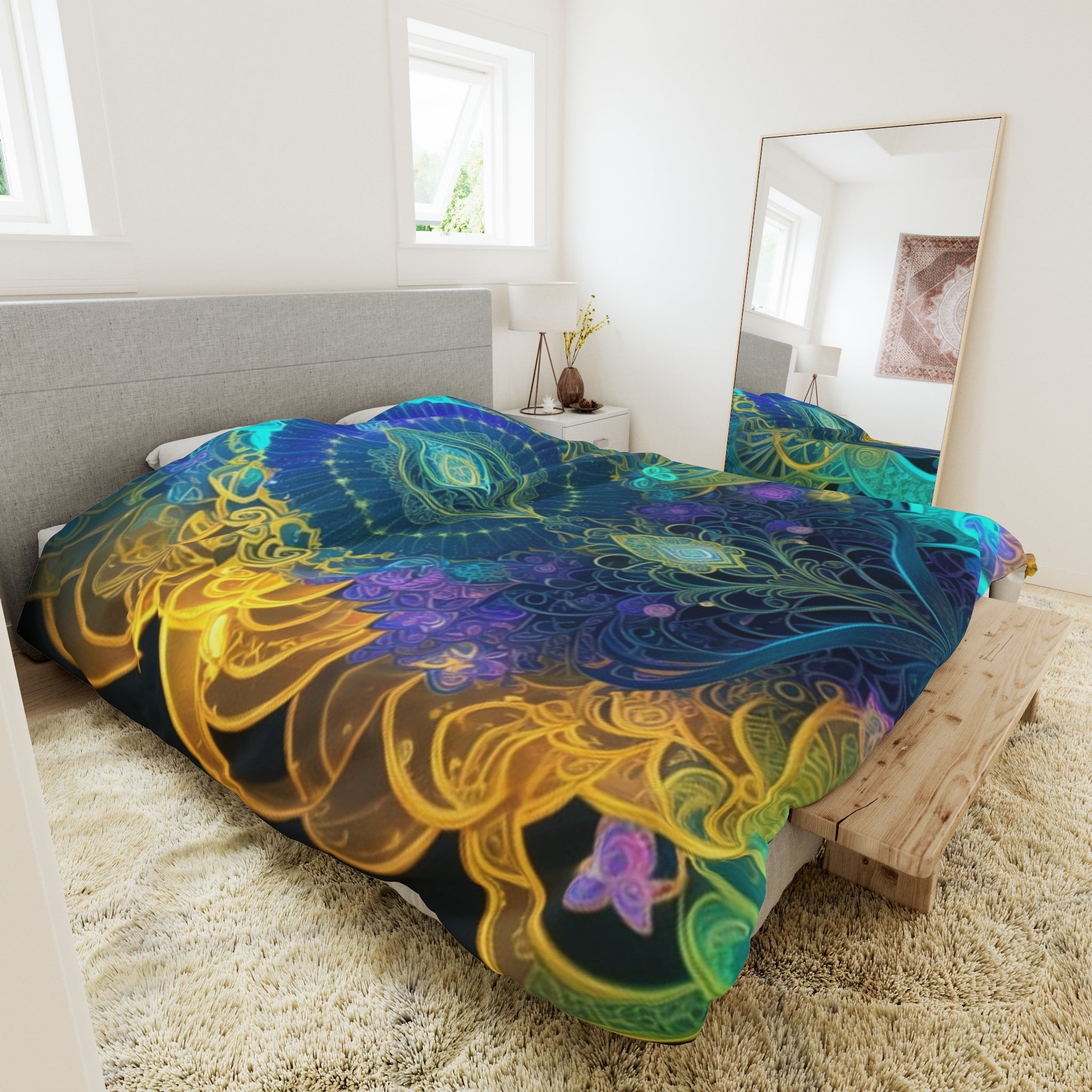 Astral v1 Duvet/Quilt Cover - Cheeky-Prints