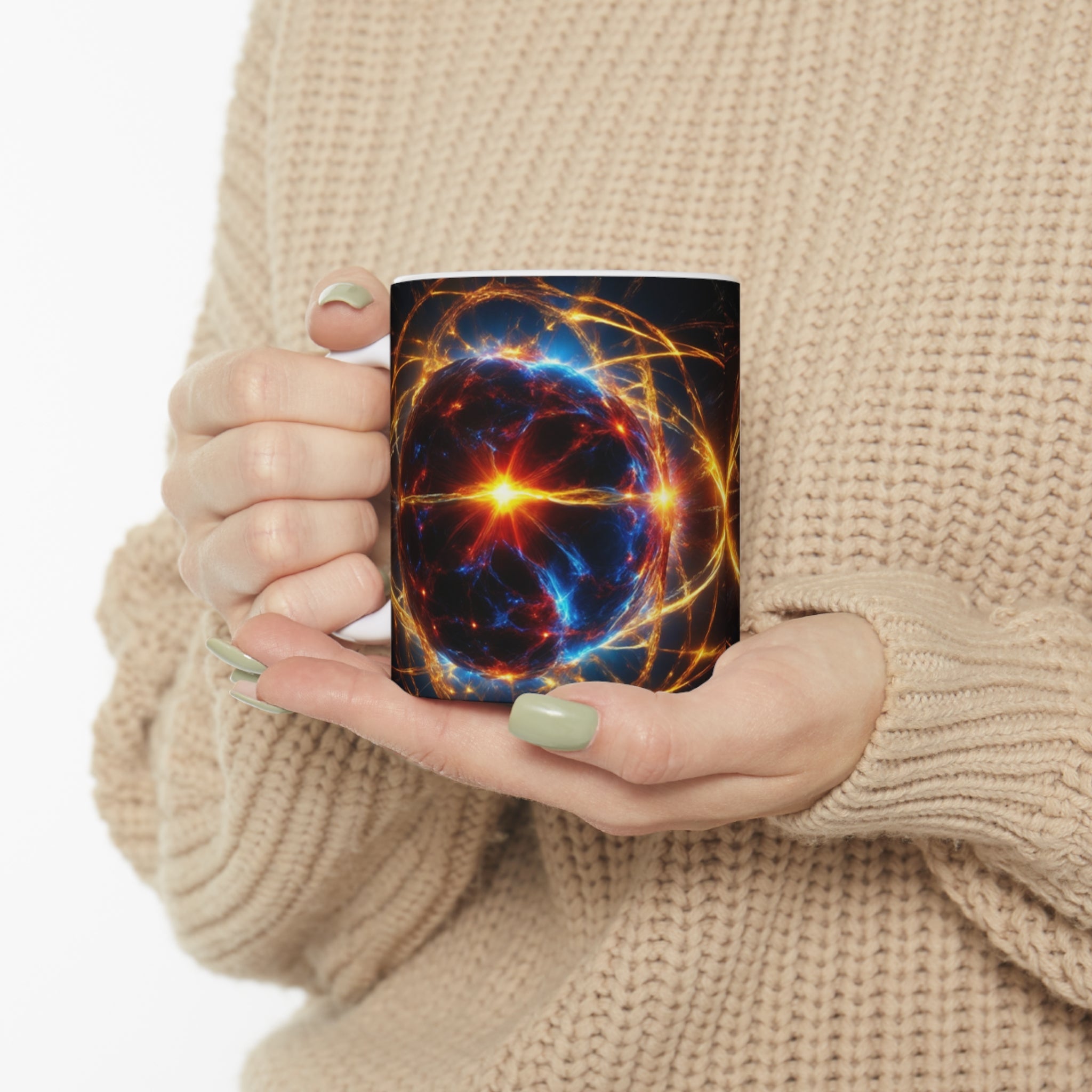 atoms Ceramic Mug 11oz - Cheeky-Prints