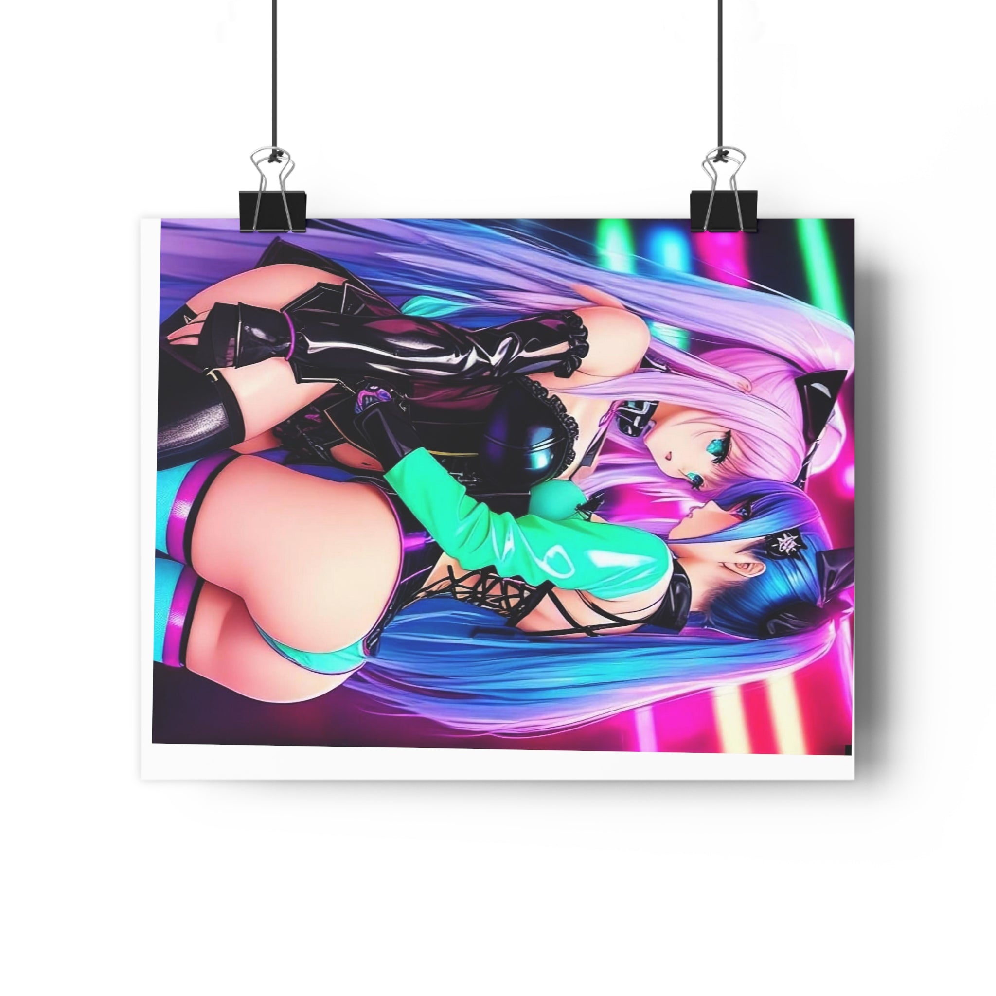 cheeky girls anime Premium Poster - Cheeky-Prints