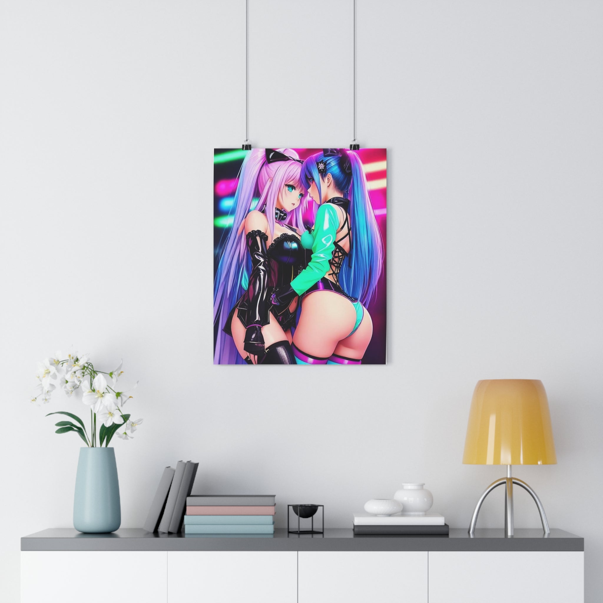 cheeky girls anime Premium Poster - Cheeky-Prints