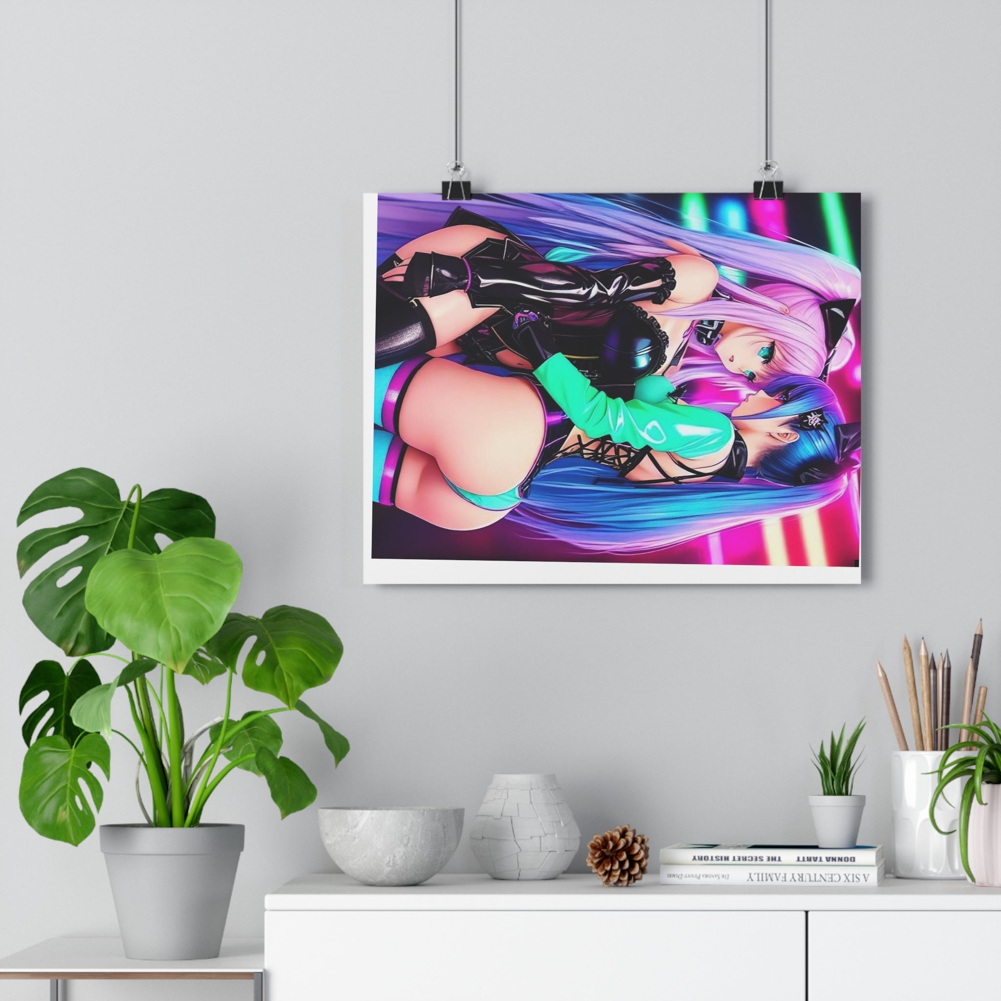 cheeky girls anime Premium Poster - Cheeky-Prints