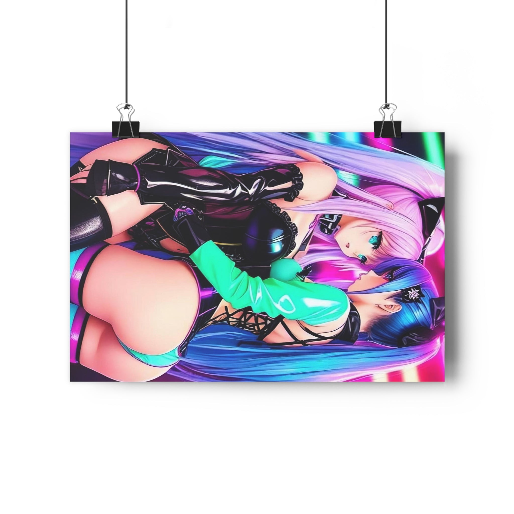 cheeky girls anime Premium Poster - Cheeky-Prints