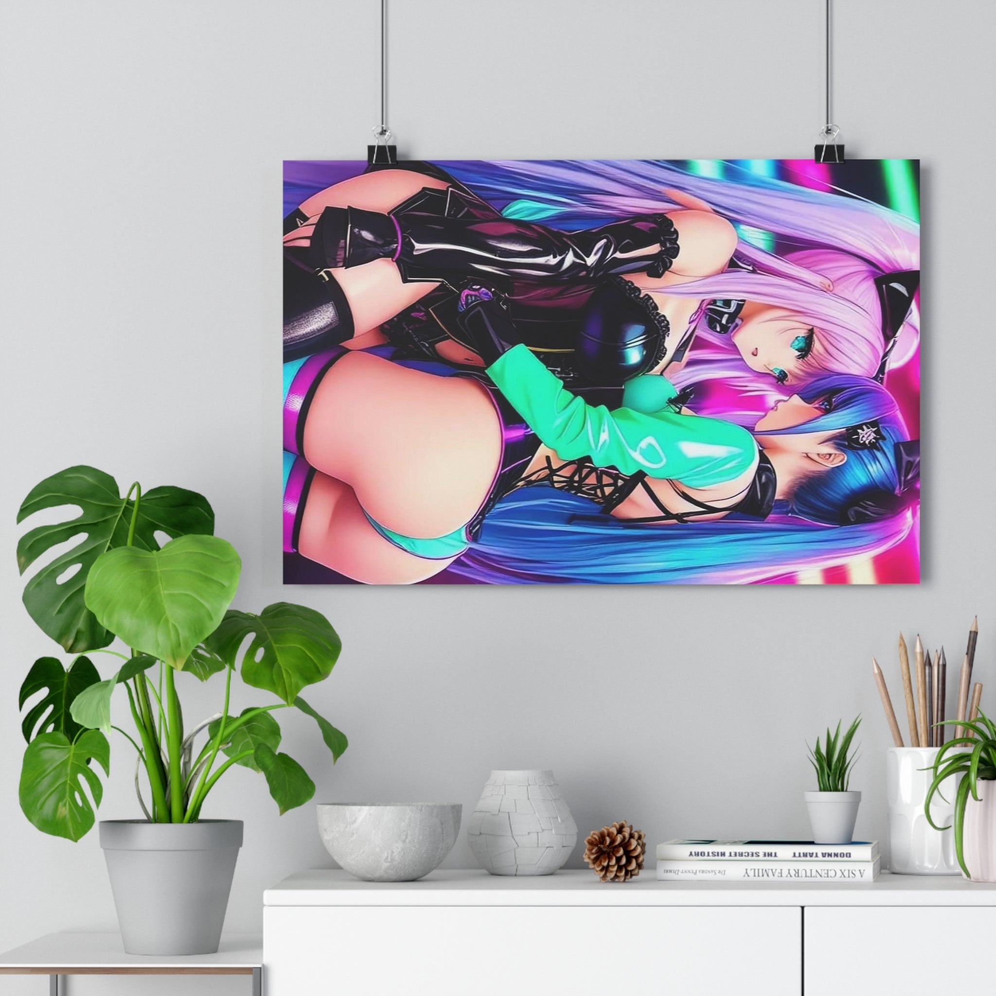 cheeky girls anime Premium Poster - Cheeky-Prints