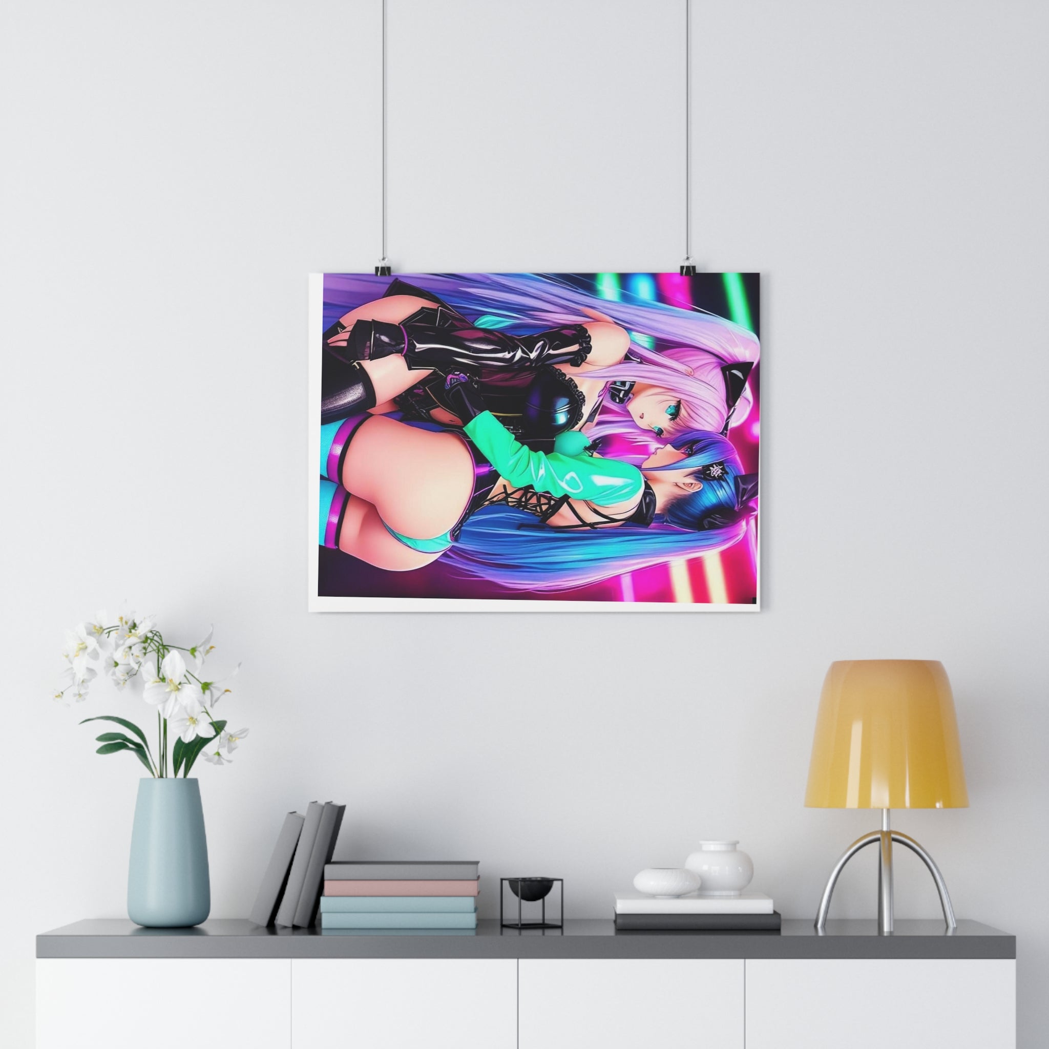 cheeky girls anime Premium Poster - Cheeky-Prints