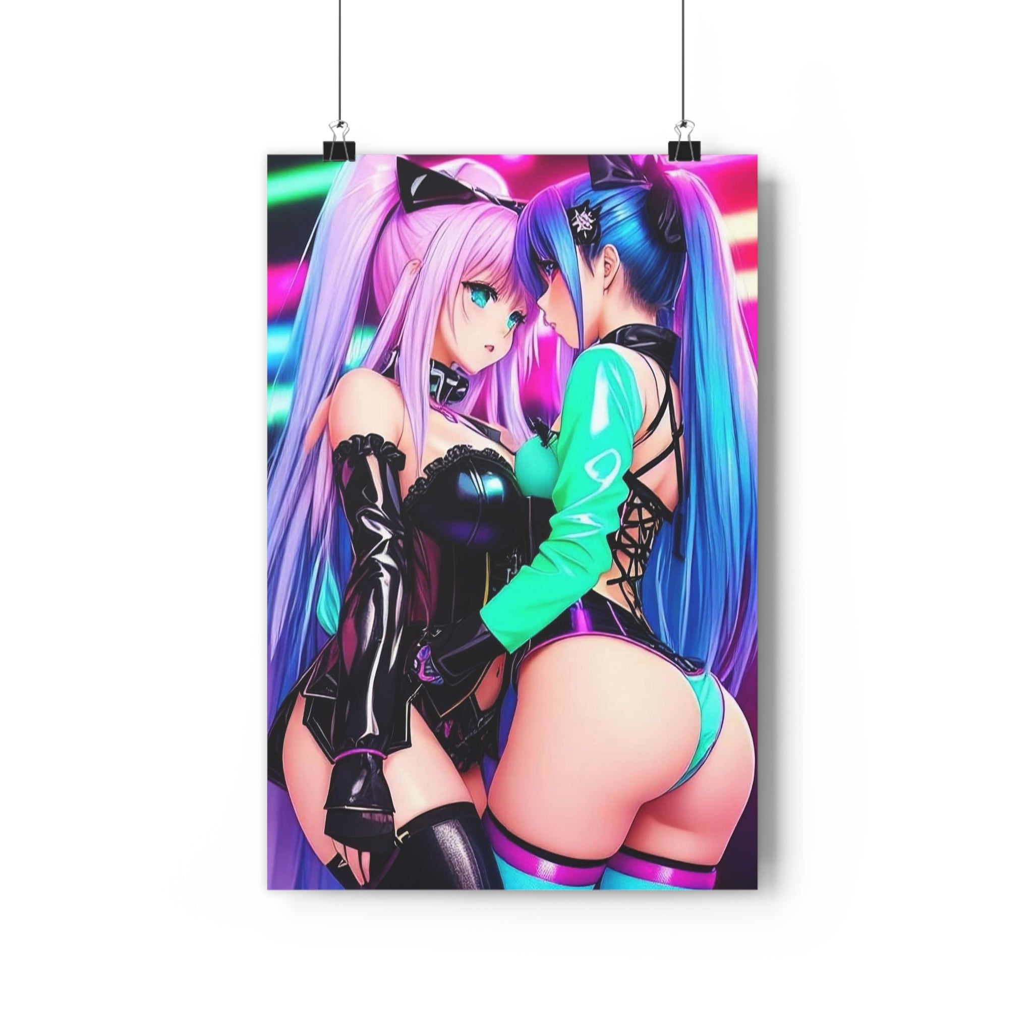 cheeky girls anime Premium Poster - Cheeky-Prints