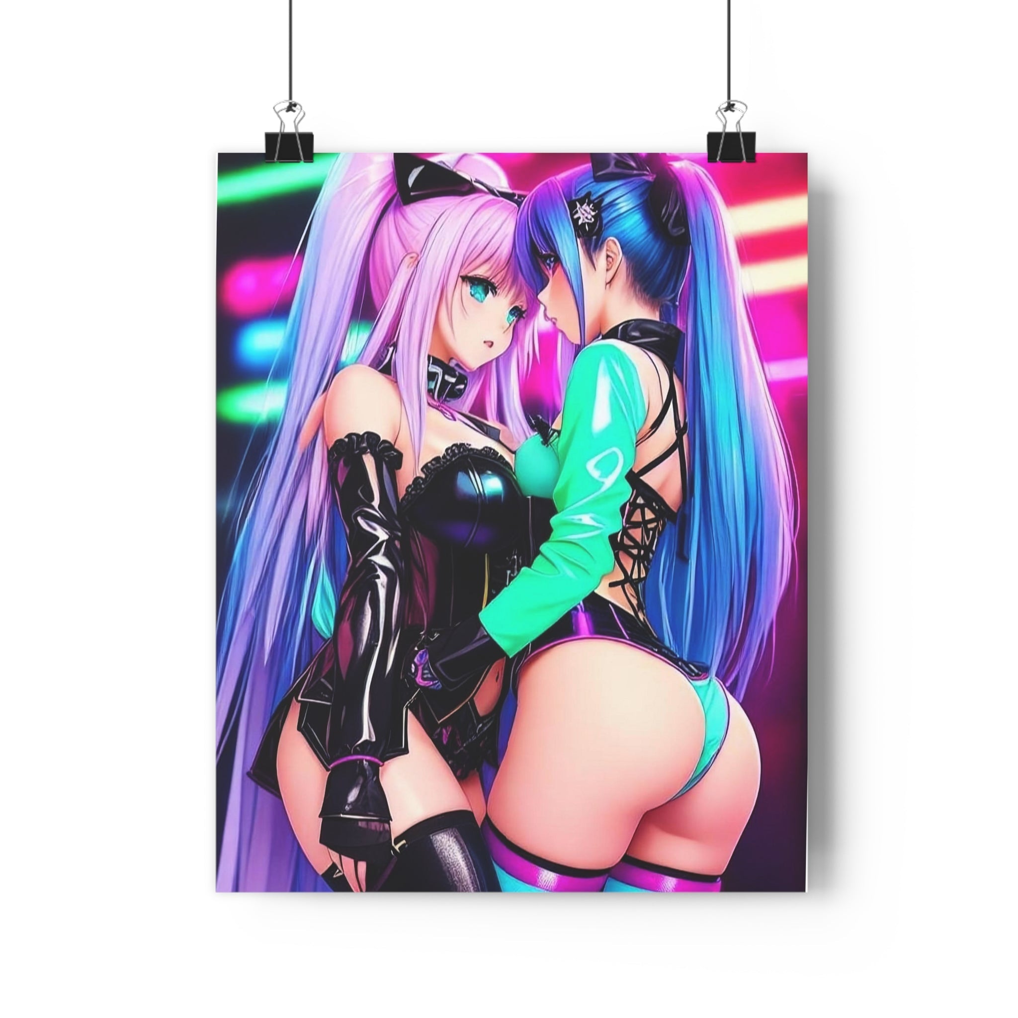 cheeky girls anime Premium Poster - Cheeky-Prints