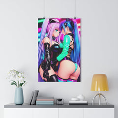 cheeky girls anime Premium Poster - Cheeky-Prints