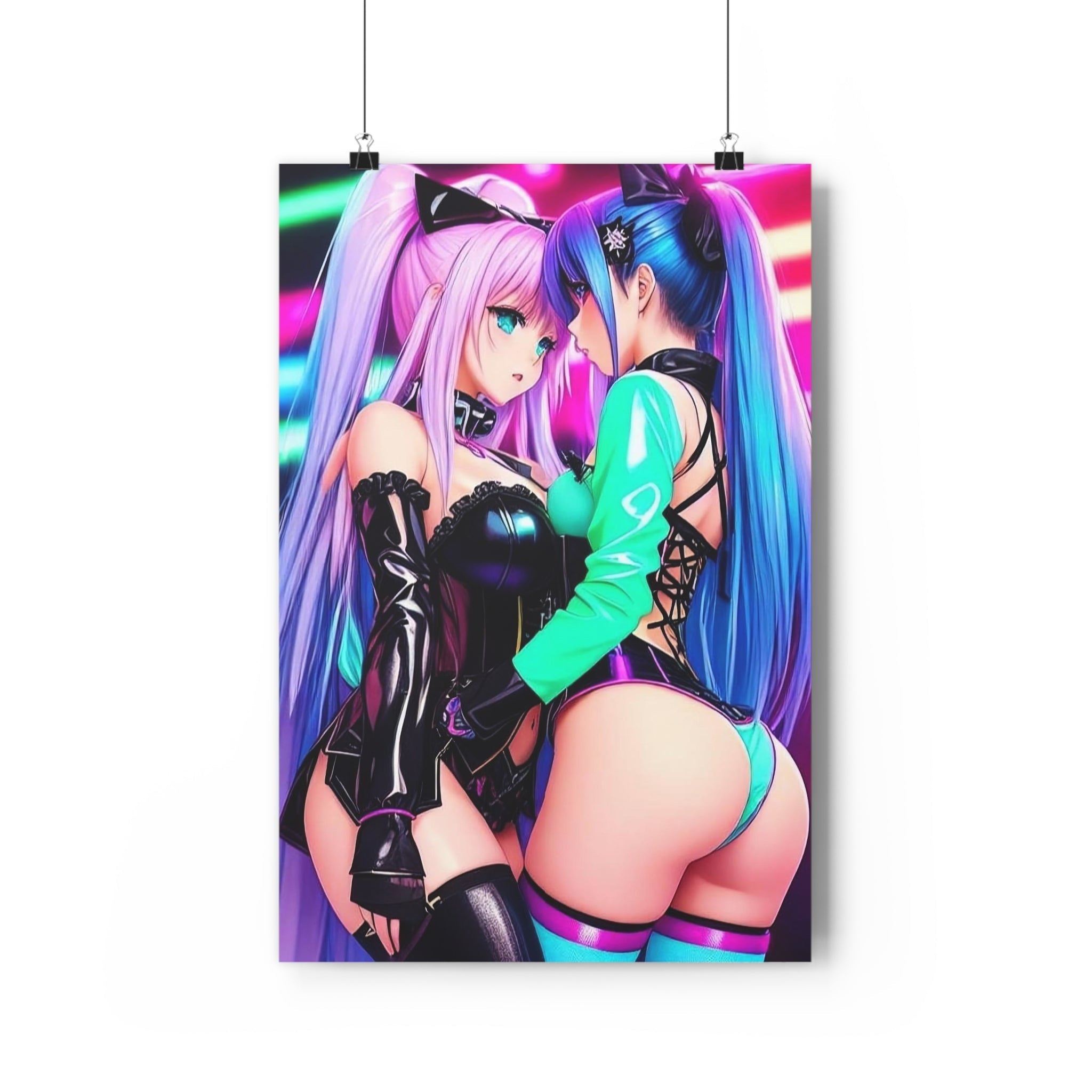 cheeky girls anime Premium Poster - Cheeky-Prints