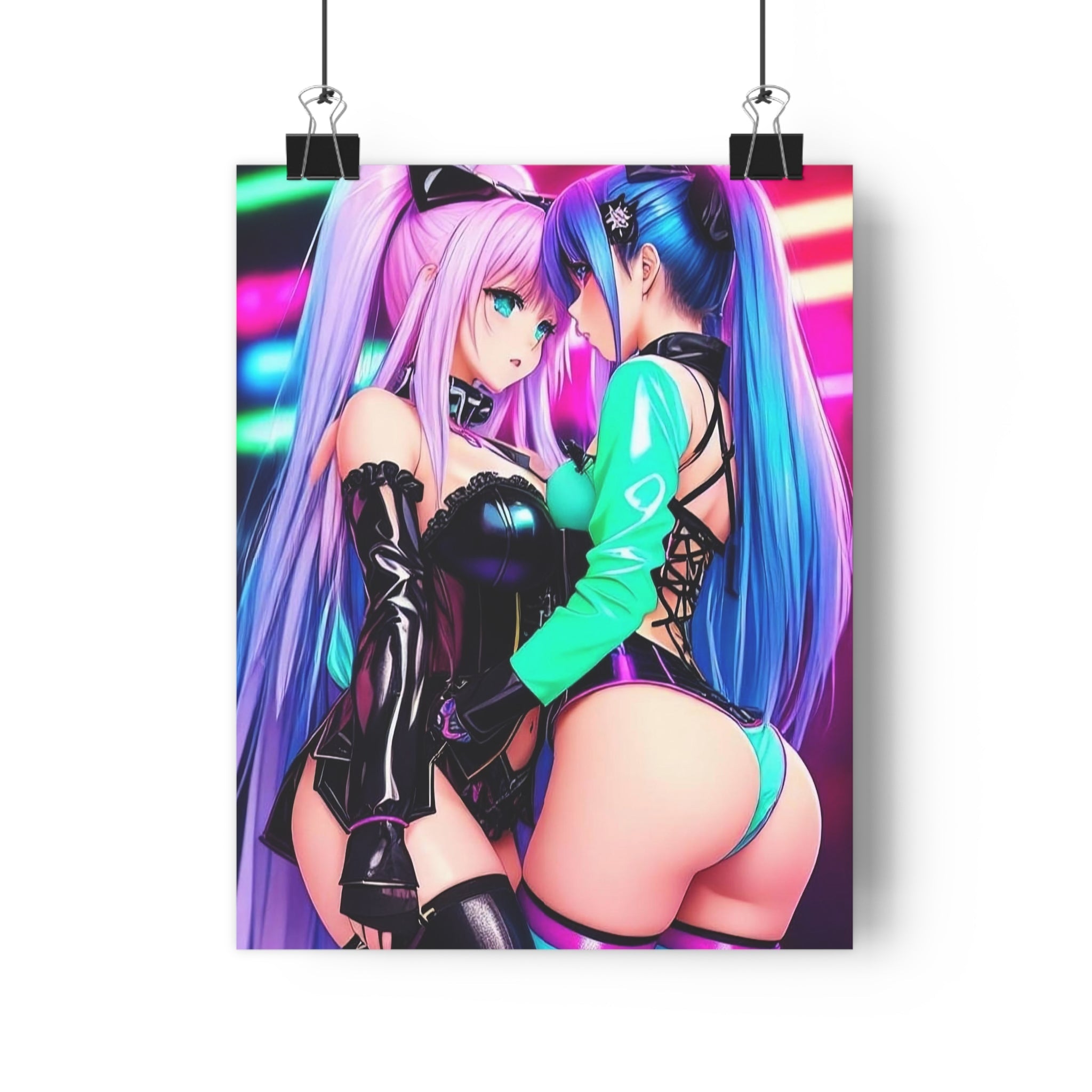 cheeky girls anime Premium Poster - Cheeky-Prints