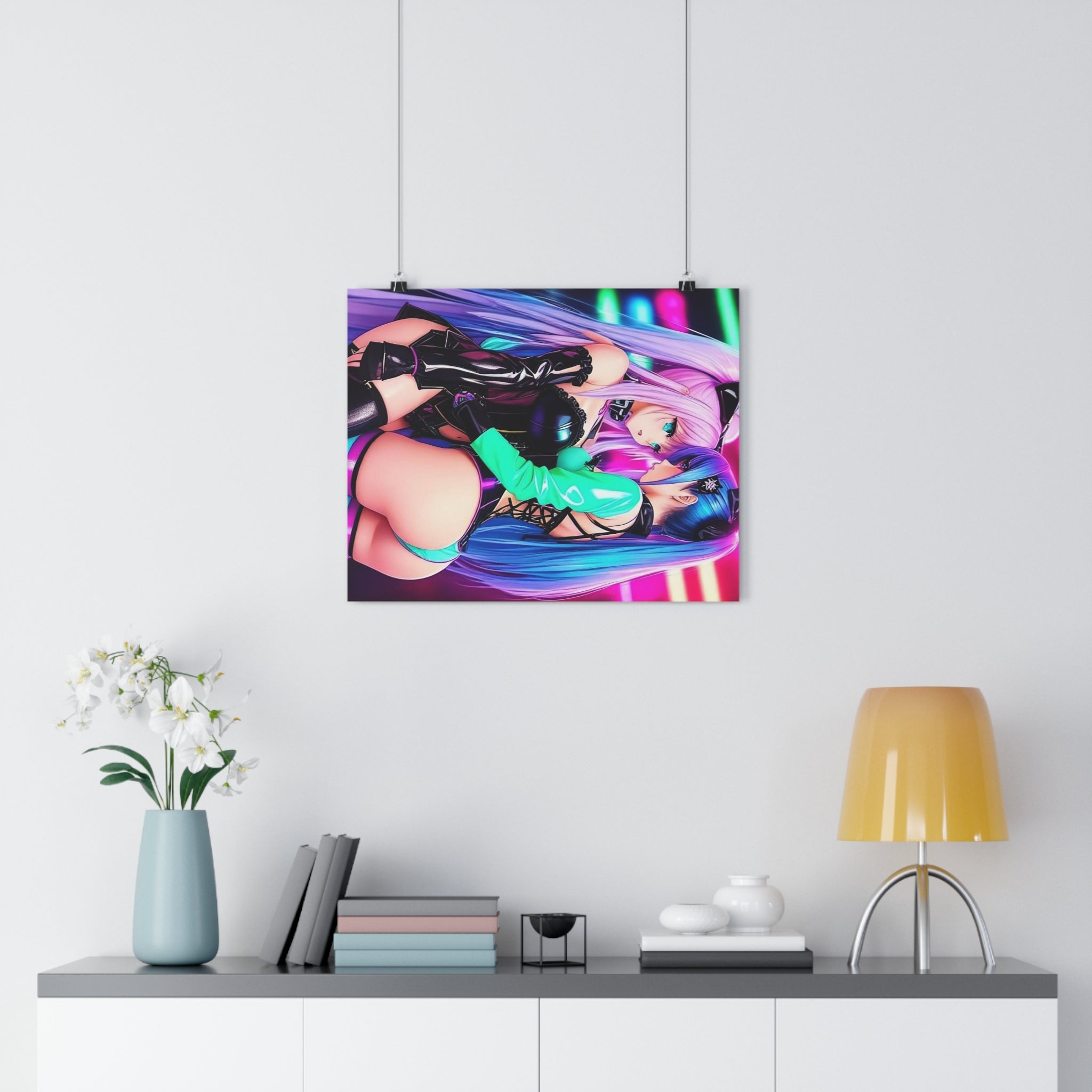 cheeky girls anime Premium Poster - Cheeky-Prints