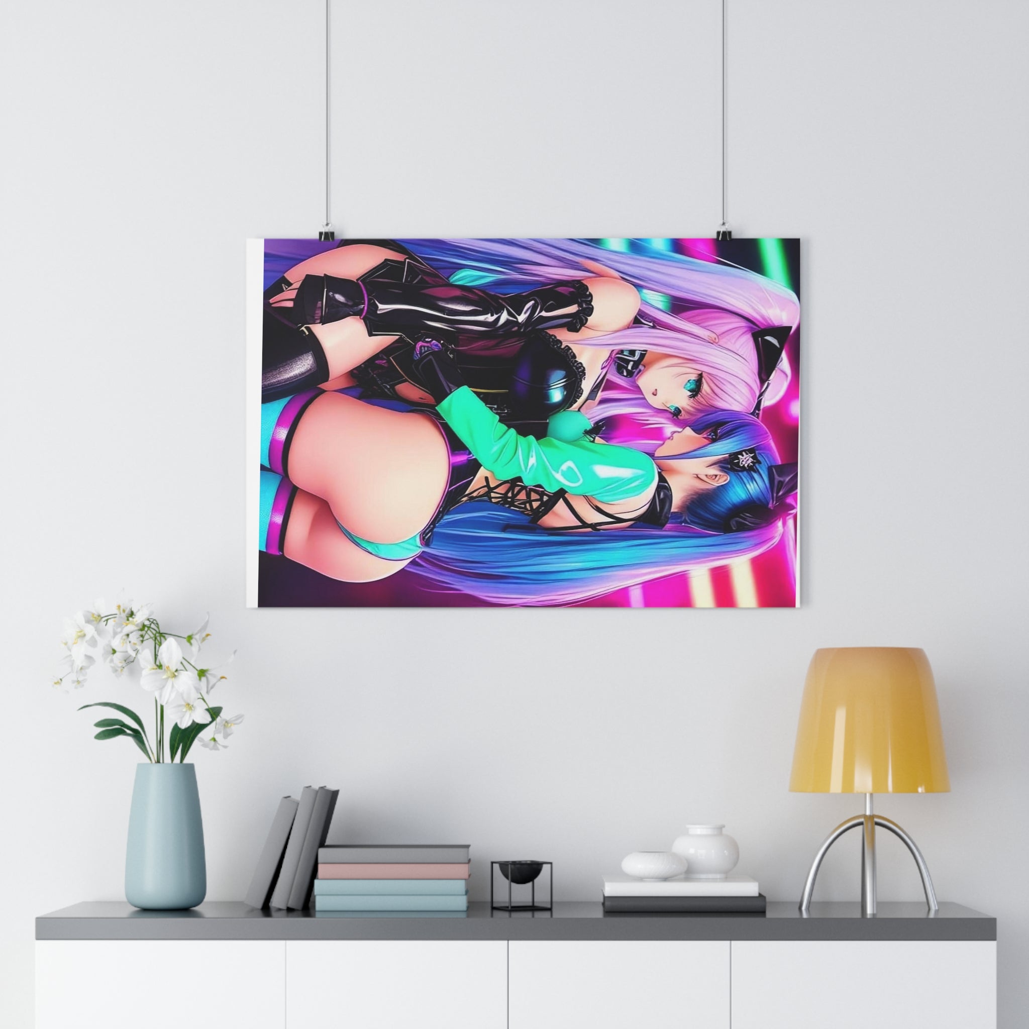 cheeky girls anime Premium Poster - Cheeky-Prints