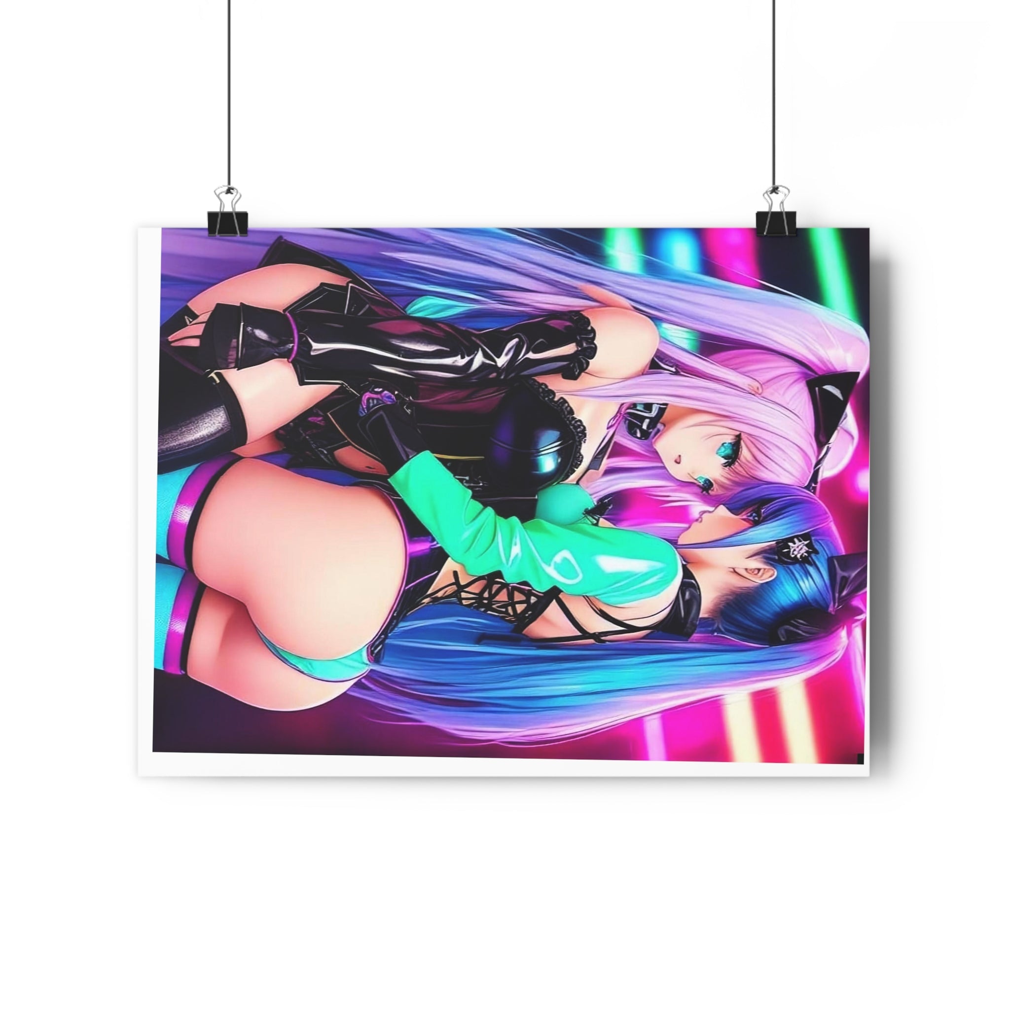 cheeky girls anime Premium Poster - Cheeky-Prints