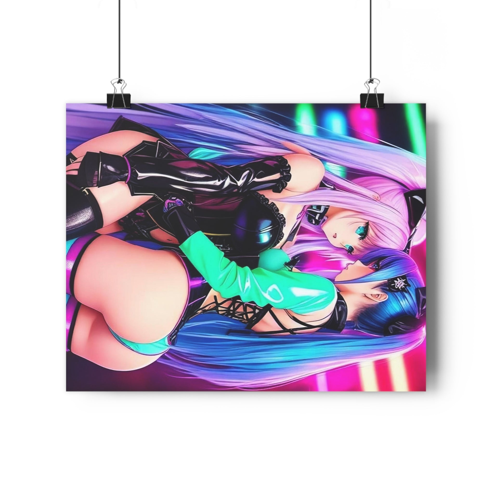 cheeky girls anime Premium Poster - Cheeky-Prints