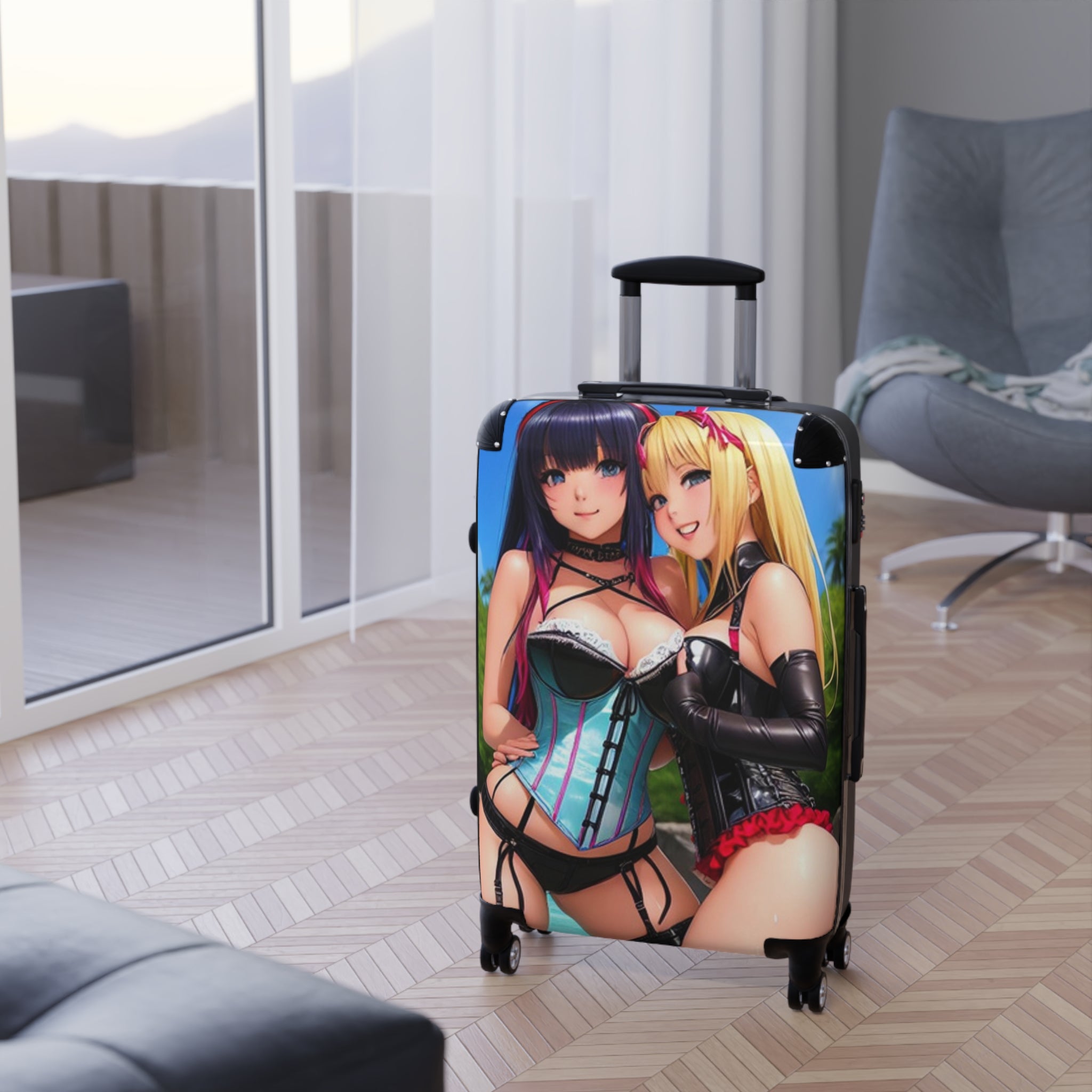 cheeky girls Suitcase - Cheeky-Prints