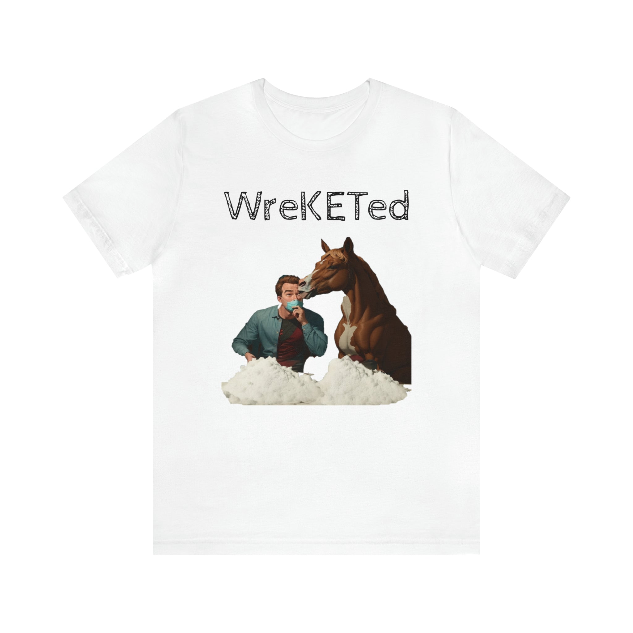 cheeky prints and wreketed Designs: Horse Getting Wasted Tee - Funny, Naughty, and Fun Design - Cheeky-Prints