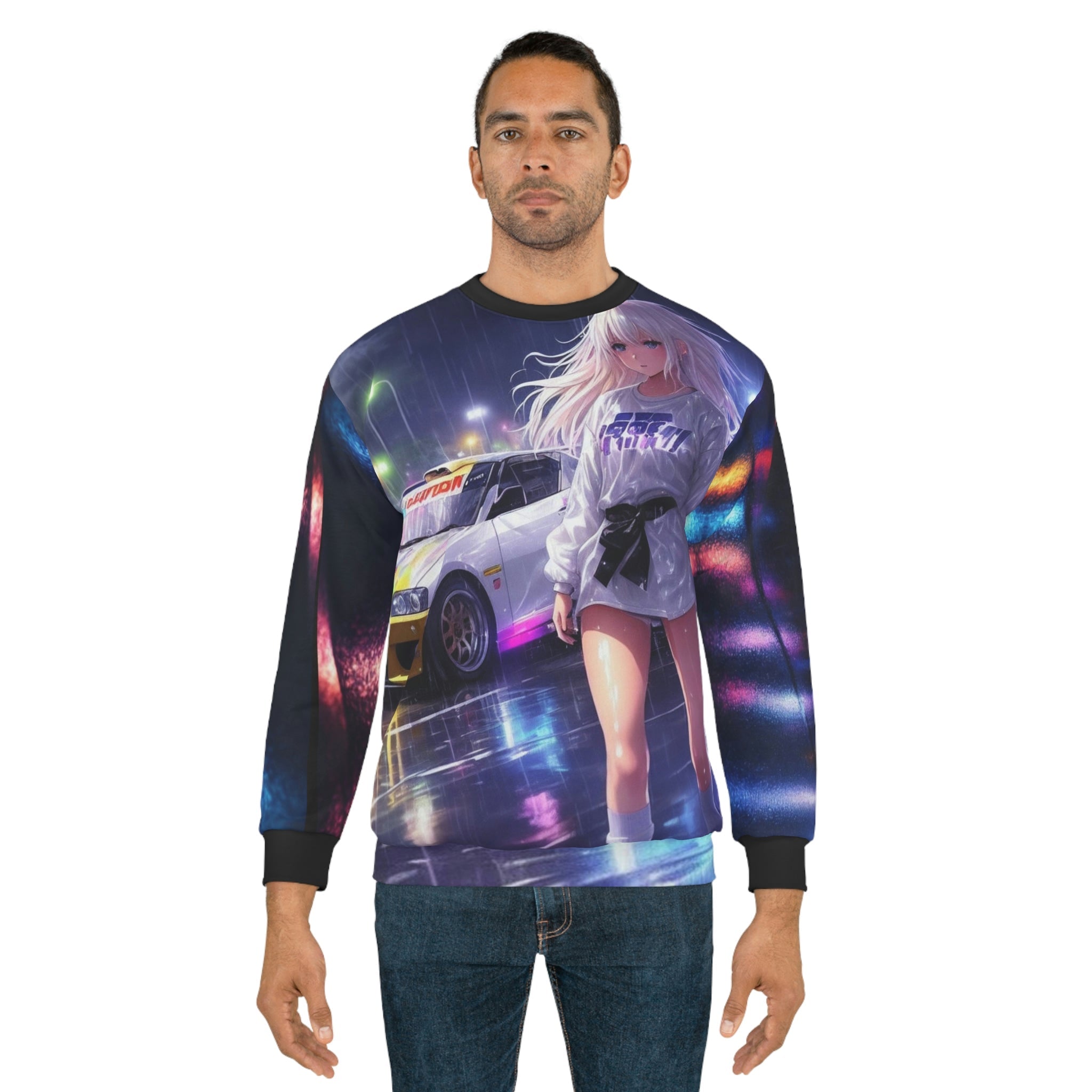 CHEEKY PRINTS JDM V1 Unisex Sweatshirt (AOP) - Cheeky-Prints