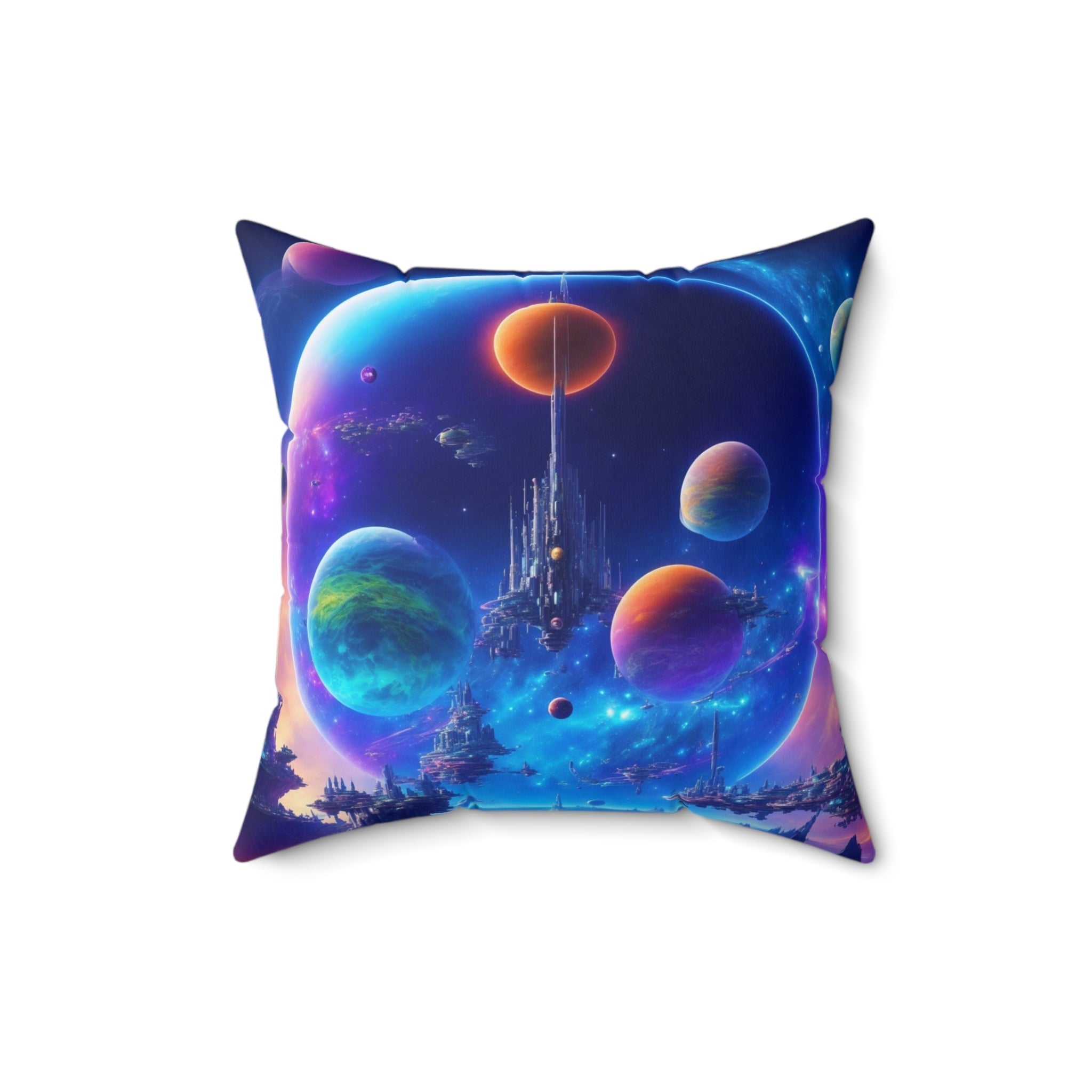 Cheeky Prints Universes and Planets Cushion - A Cosmically Cool Way to Add a Touch of Space to Your Home - Cheeky-Prints