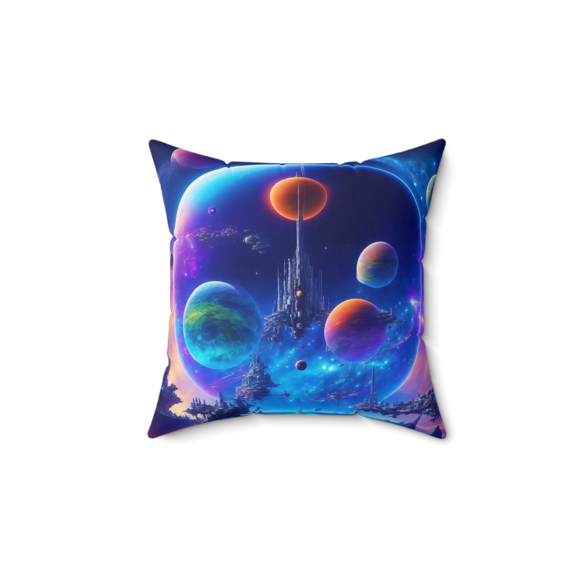 Cheeky Prints Universes and Planets Cushion - A Cosmically Cool Way to Add a Touch of Space to Your Home - Cheeky-Prints